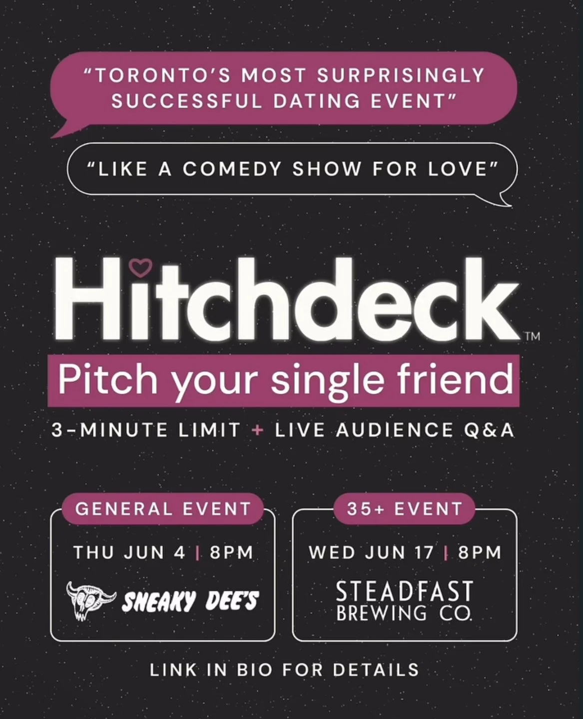 Hitchdeck dating event