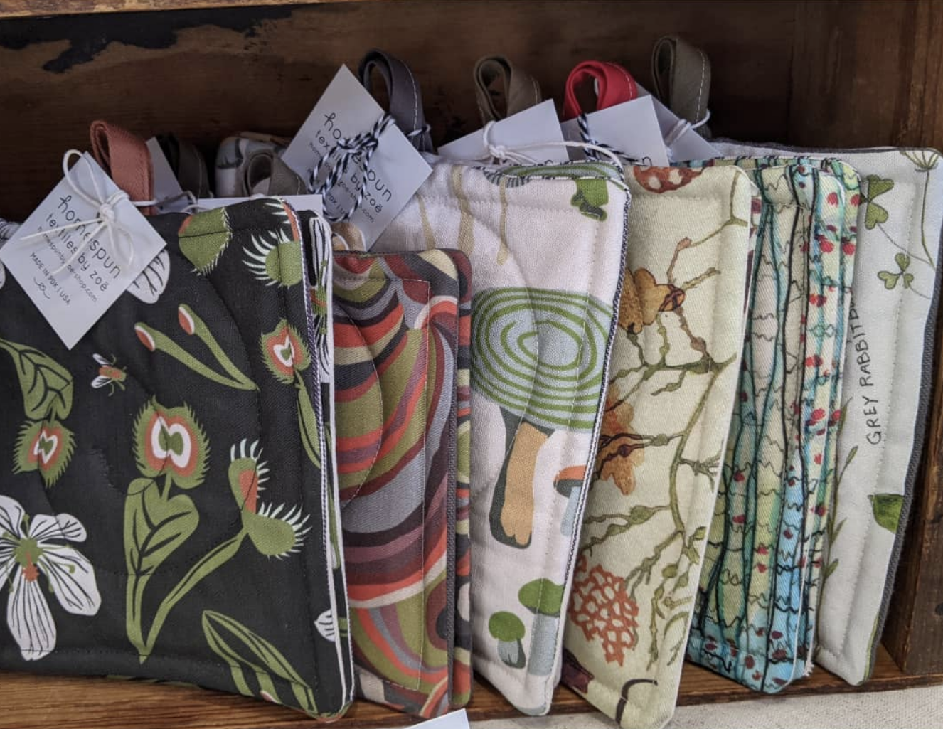Potholders at NW Marine Art Works Sale