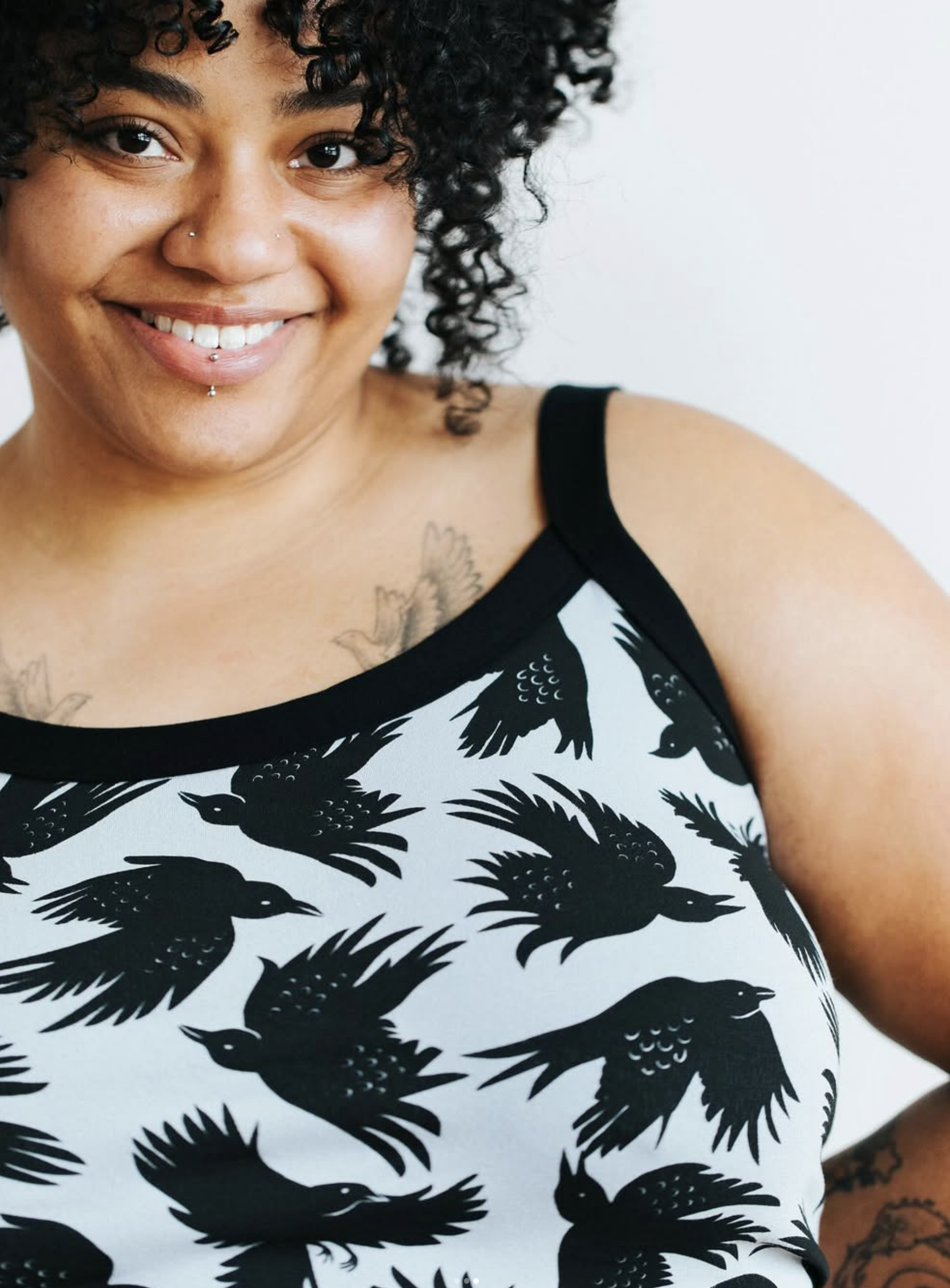 So it Crows! My crow pattern on Thunderpants intimate apparel, Spring 2025