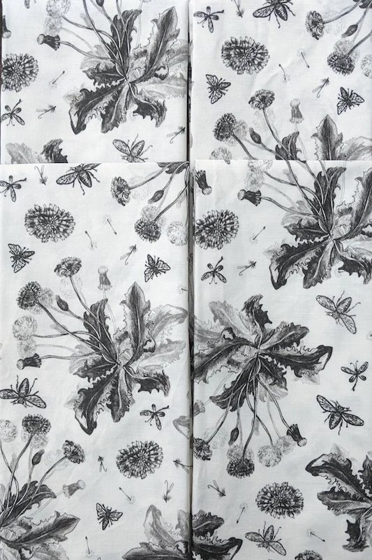 Dandelion napkins