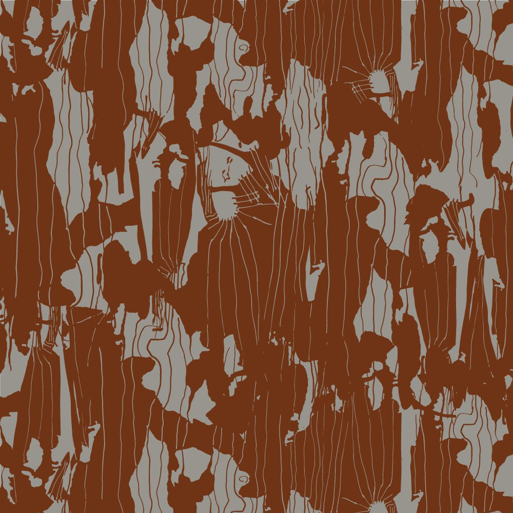 Inky Splotchy Lines I, 2023
