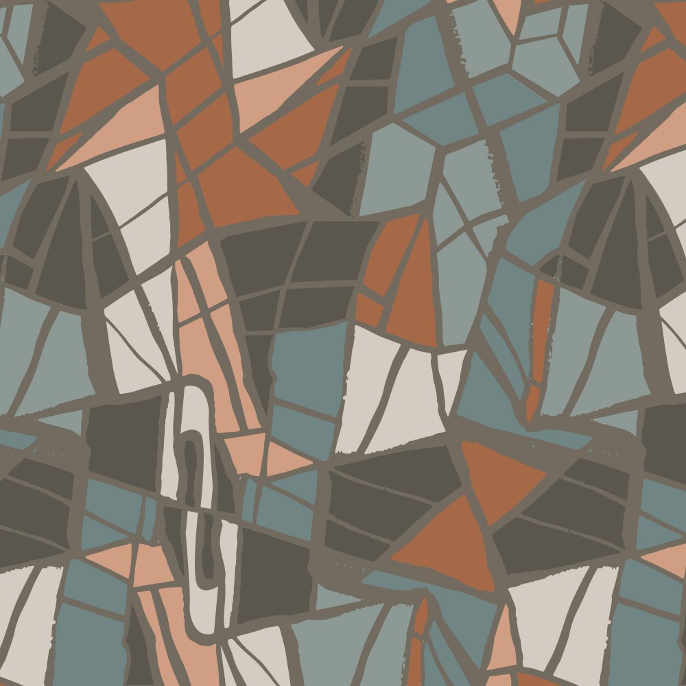 Rocky Blocks (Earth tones), 2023