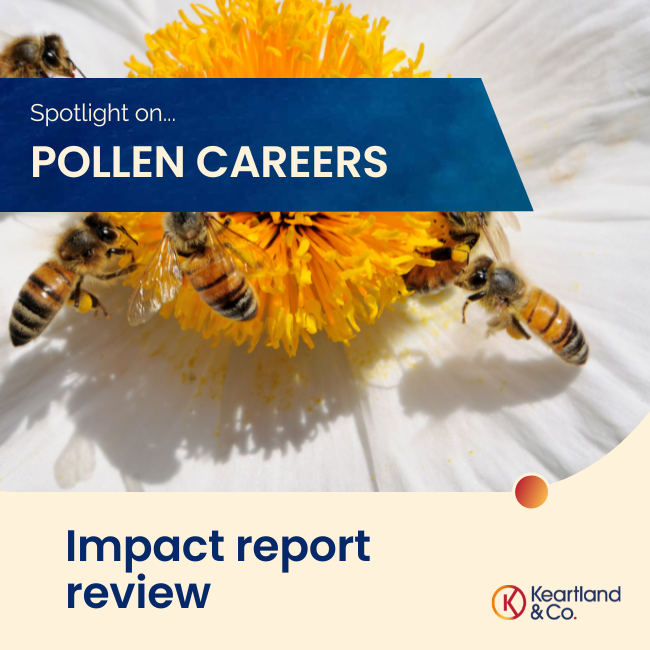 Pollen Careers - 2025 impact report review