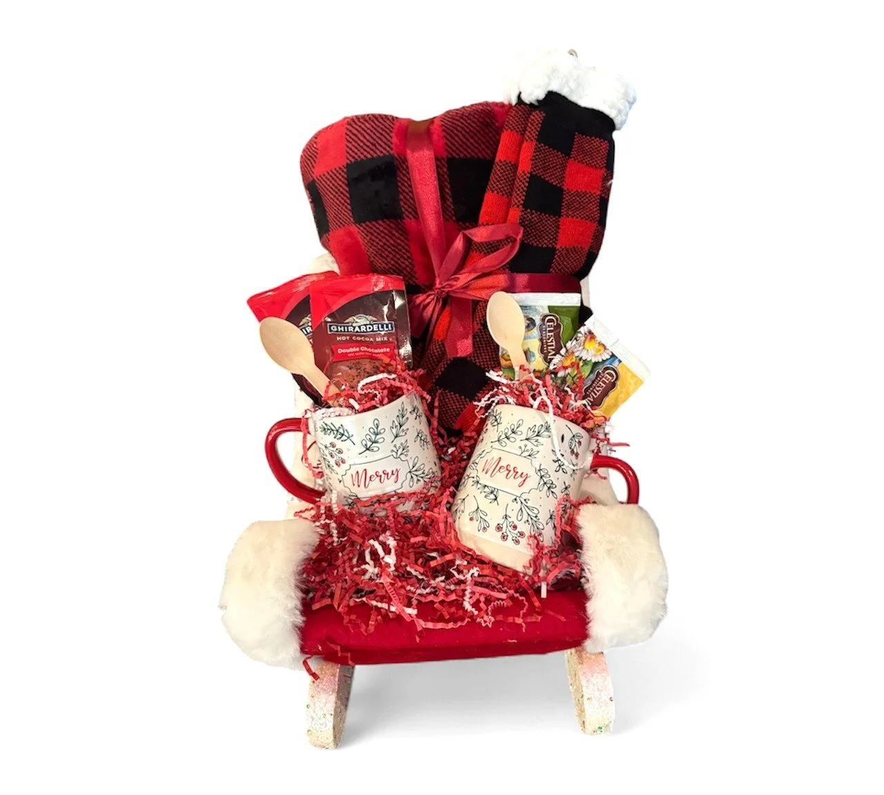 Cozy Santa's Sleigh (Black/Red Buffalo)