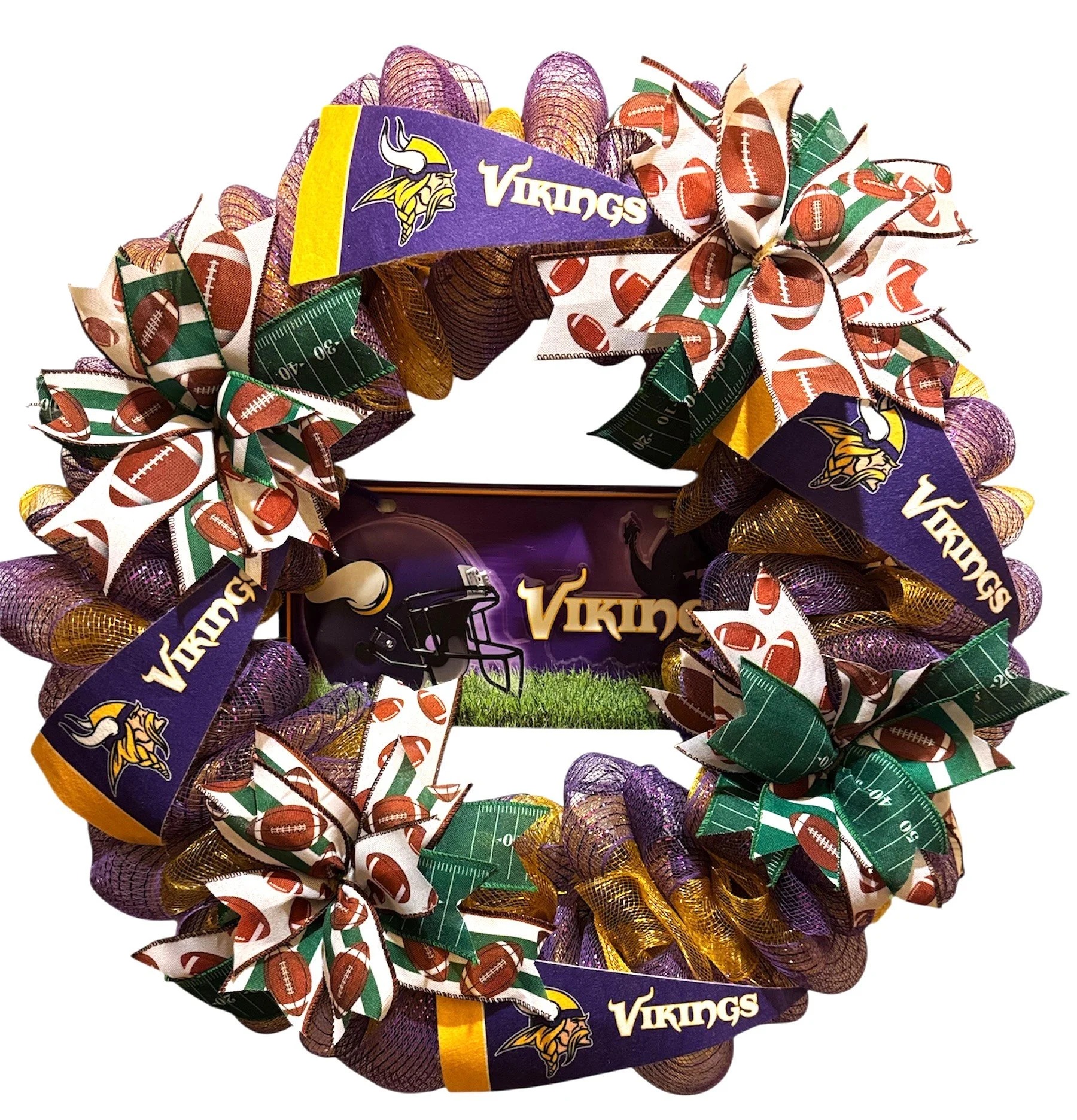 NFL Wreath Minnesota Vikings