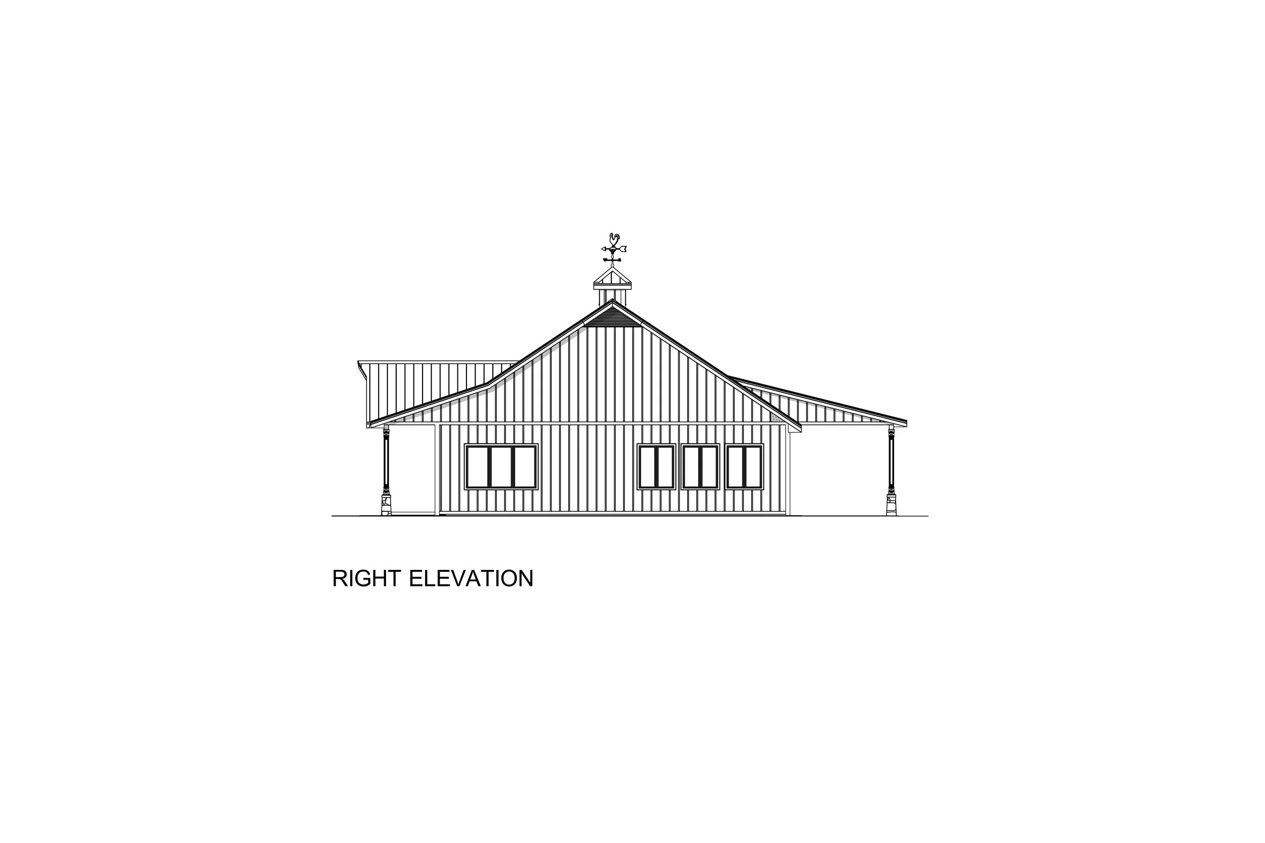 3) Right Elevation (Plan #1000-12).jpg