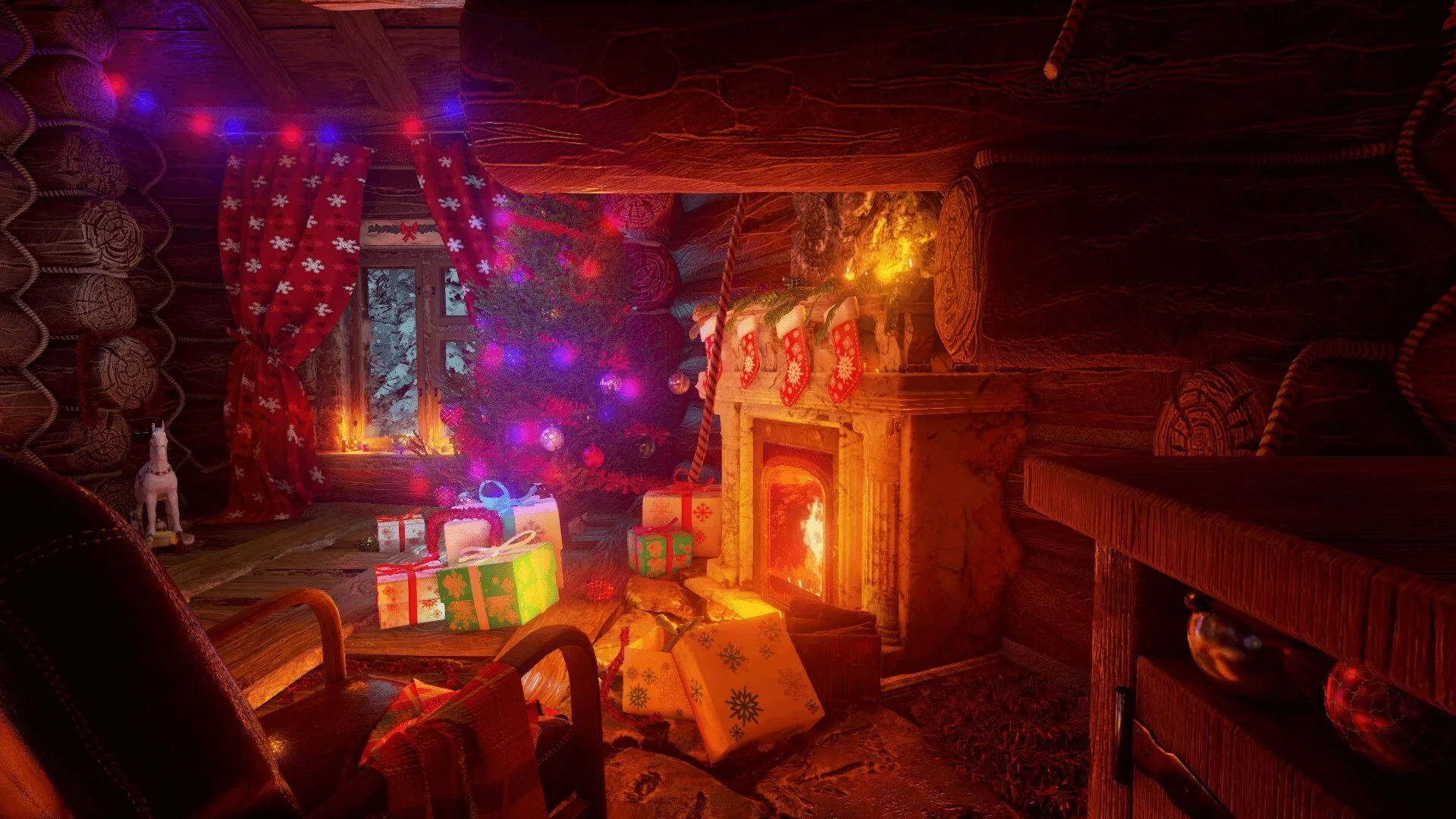 Christmas Cabin Set — L.A. Castle Studios