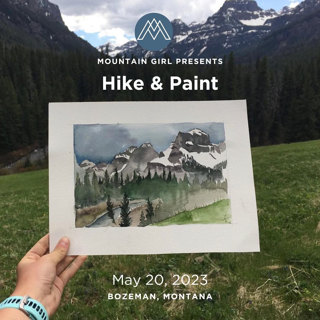 We still have some tickets for tomorrow&rsquo;s hike &amp; paint workshop. Swipe right ➡️ to see the details. 

Get tickets at the link in our bio. 

#watercolorpainting #pleinairpainting #mountains #bridgers #bozemanevents #outdoorart #hikeandpaint 