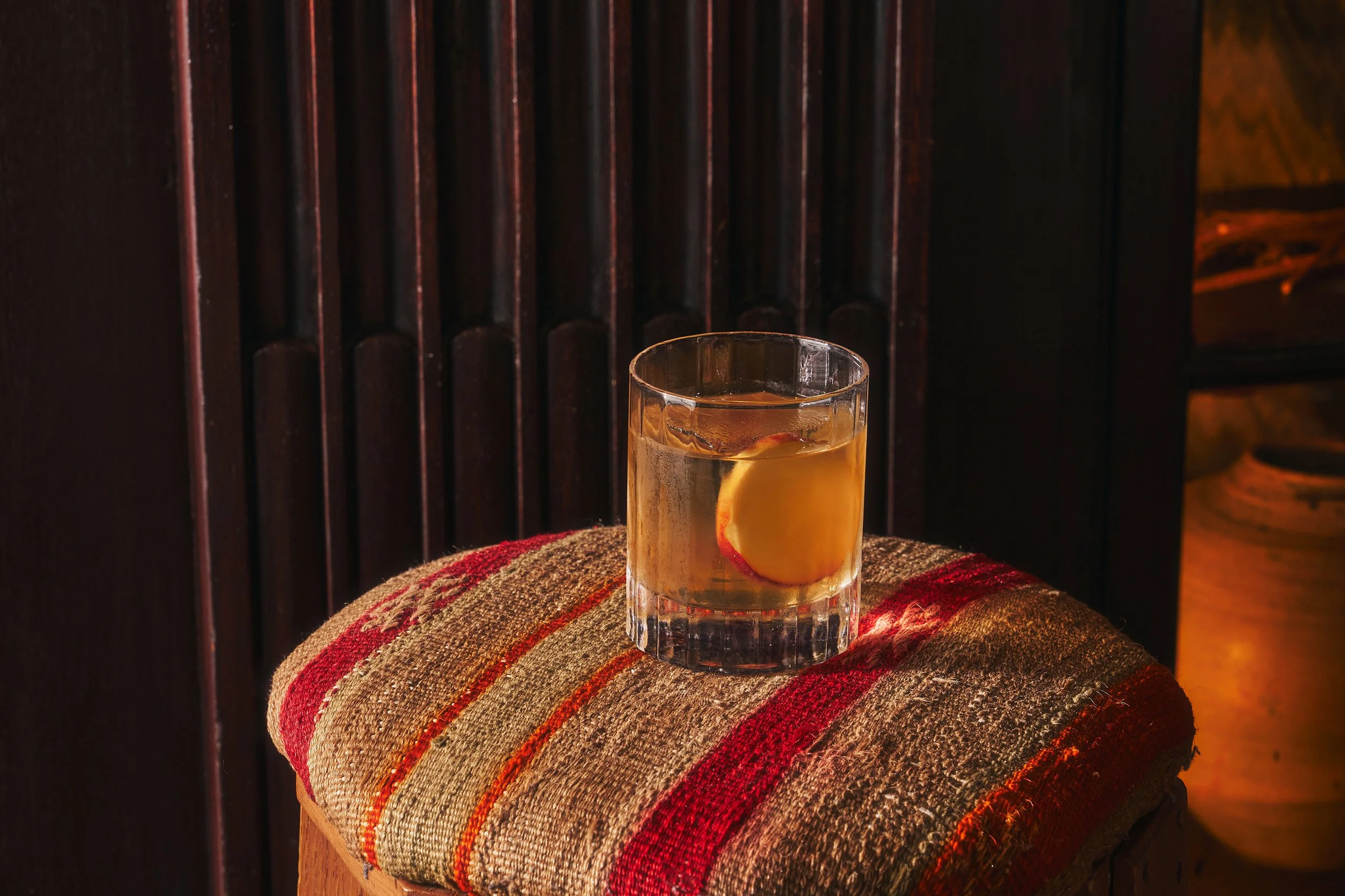 Peach And Glass, a Bar Calico House Specialty