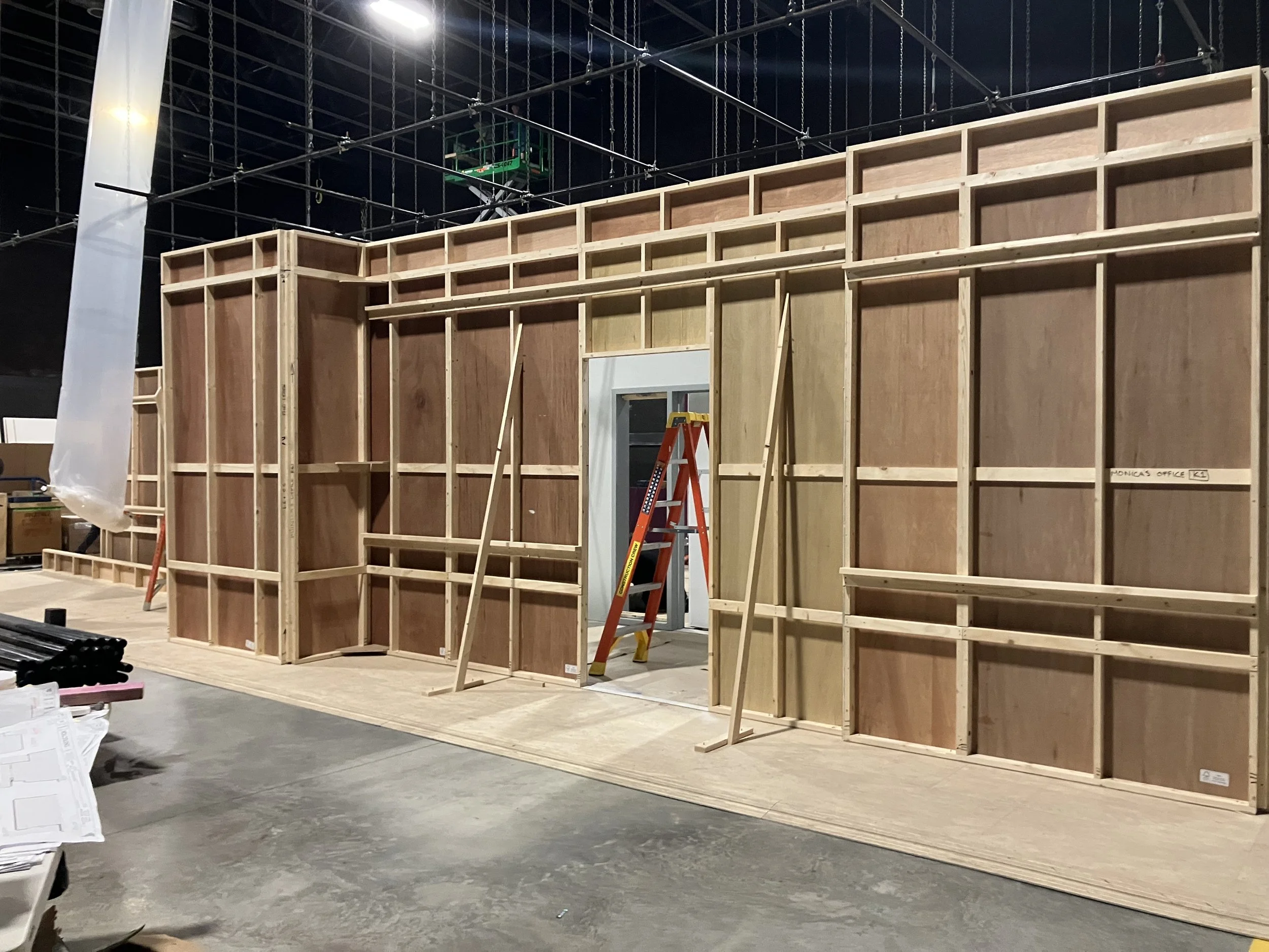 Fall and Rise of Reggie Dinkins set build Studio C.JPEG