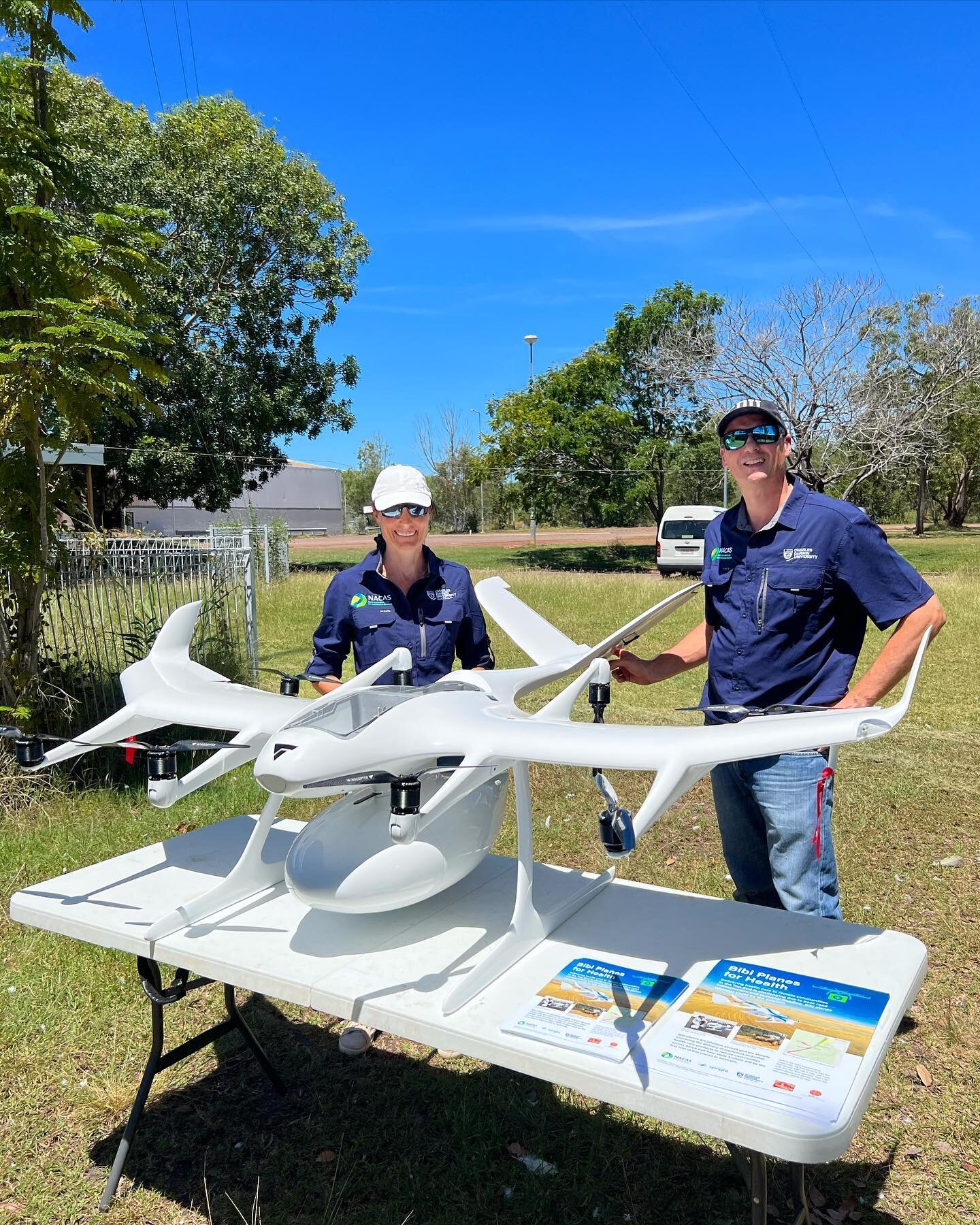 A successful day out at Jabiru showing off the Wingcopter delivery drone to the Red Lily Health Board, key stakeholders and the wider community.

We&rsquo;re so pleased to have enthusiast support from the community for the Drones for Health project.