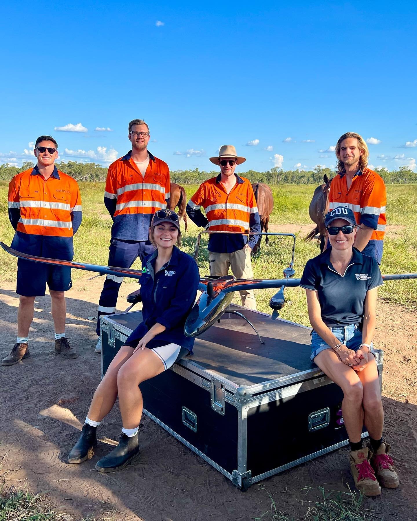 It was great hosting the @carbonix_uav team in Katherine last week where they did several flights over CDU infrastructure with their Volanti aircraft. 

We are looking forward to having the team back up here again soon!