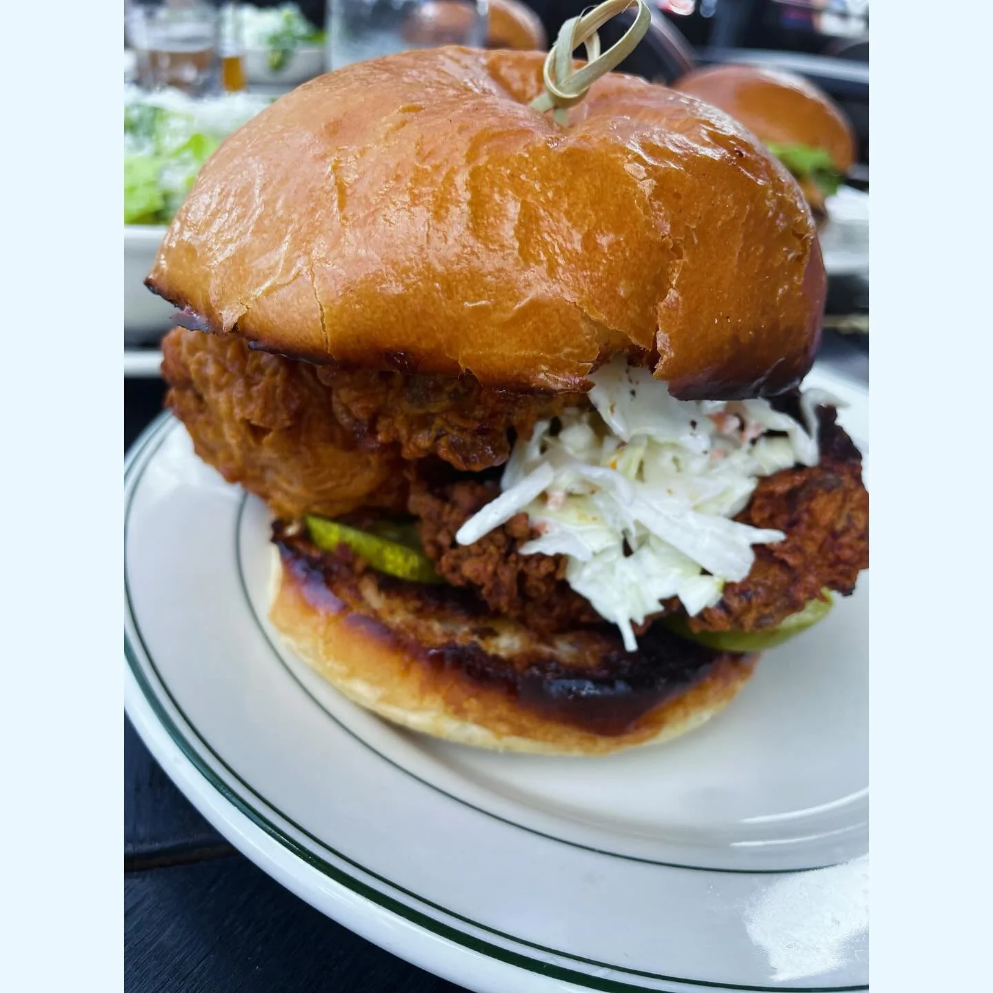 Nashville Chicken ☺️👌🏻 @littlewesttavern_
