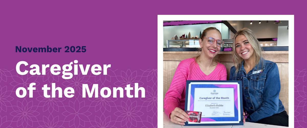 November 2025 Caregiver of the Month: Elizabeth Hubbs