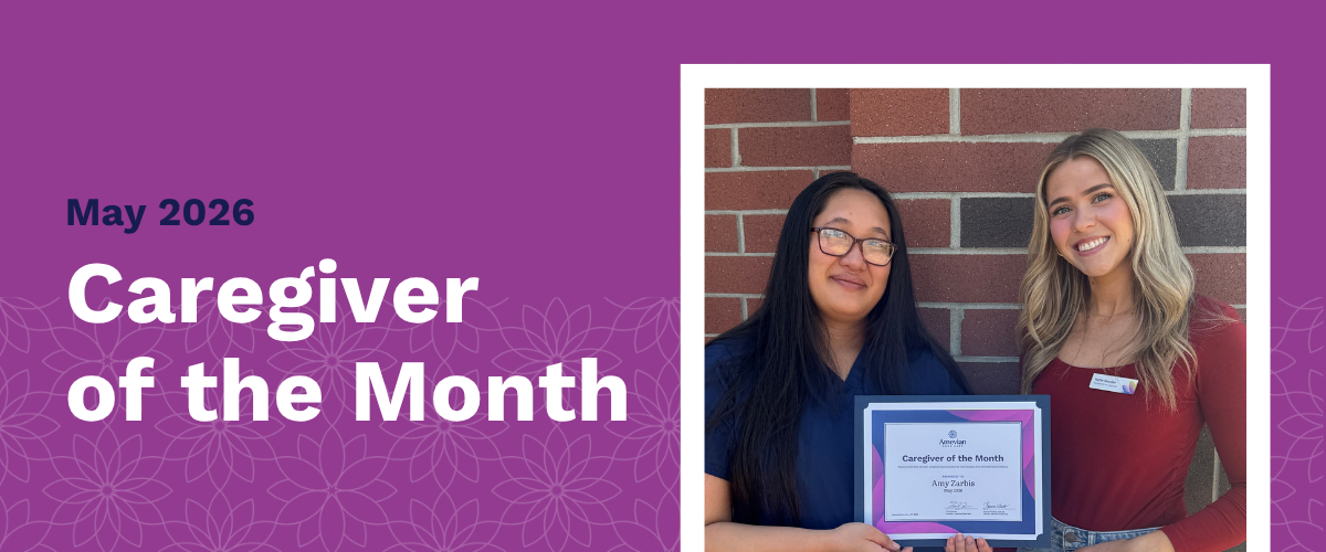 May 2026 Caregiver of the Month: Amy Zarbis