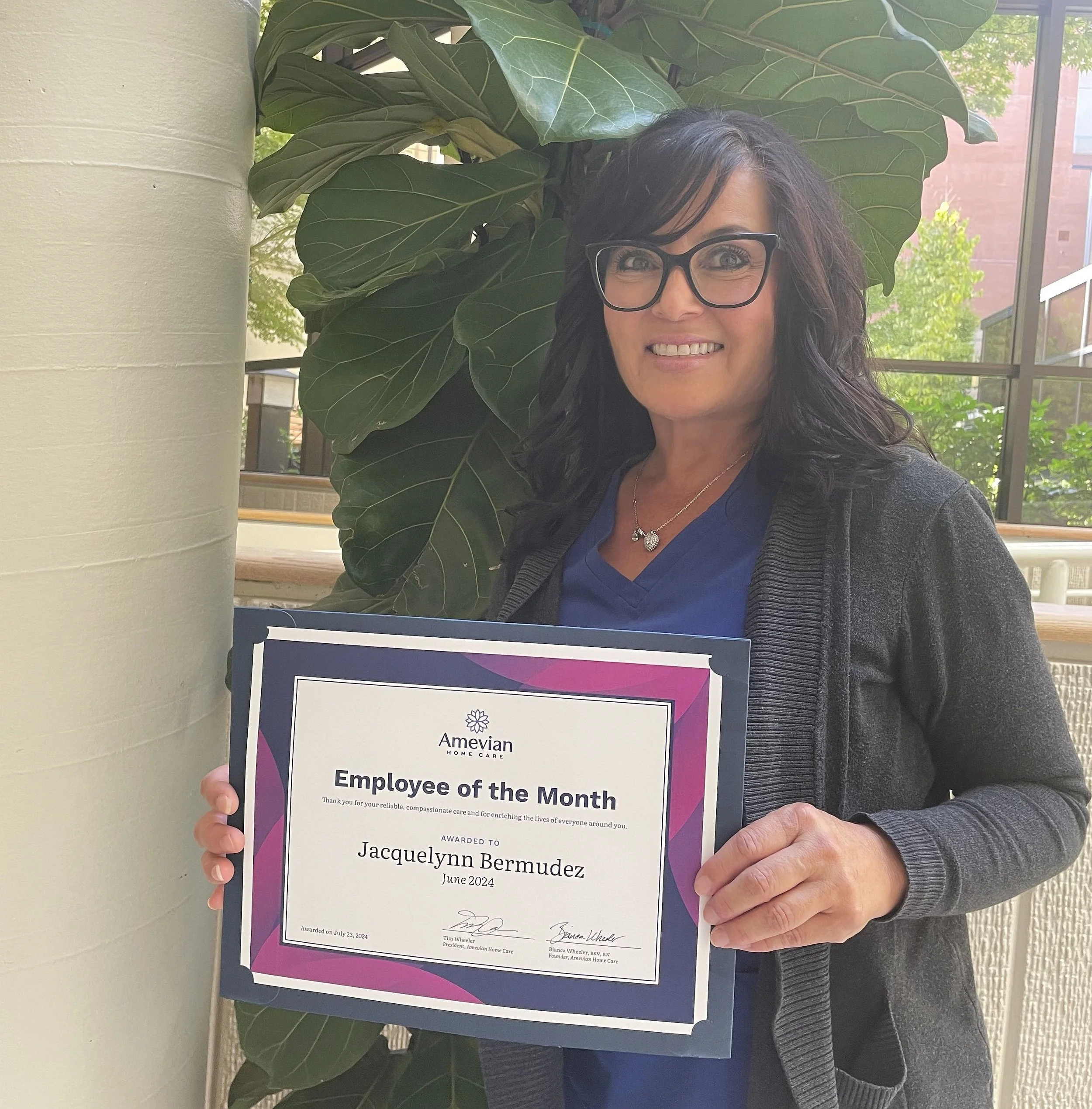 Jacquelynn Bermudez - Caregiver of the Month