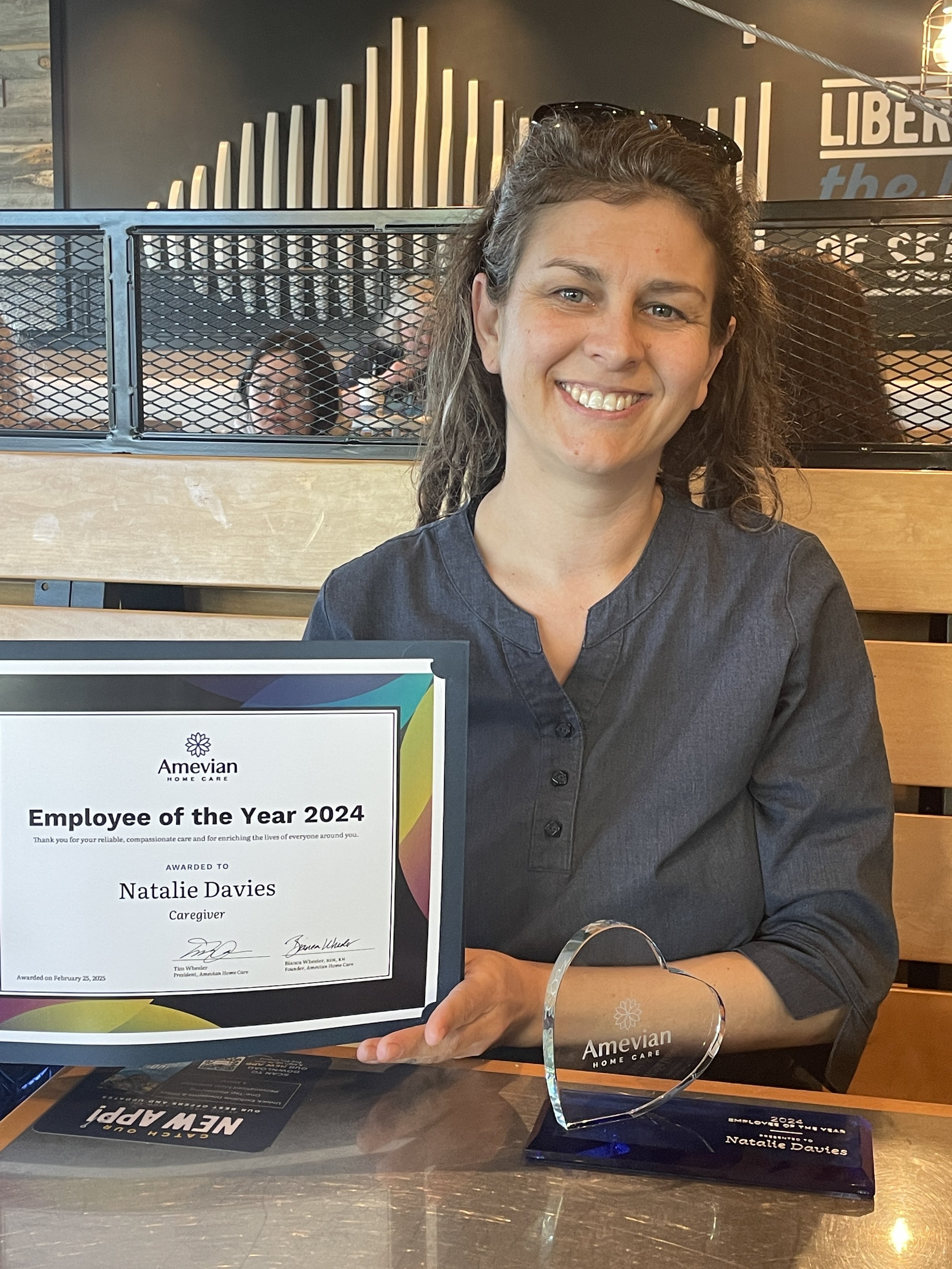 Natalie Davies - Employee of the Year 2024