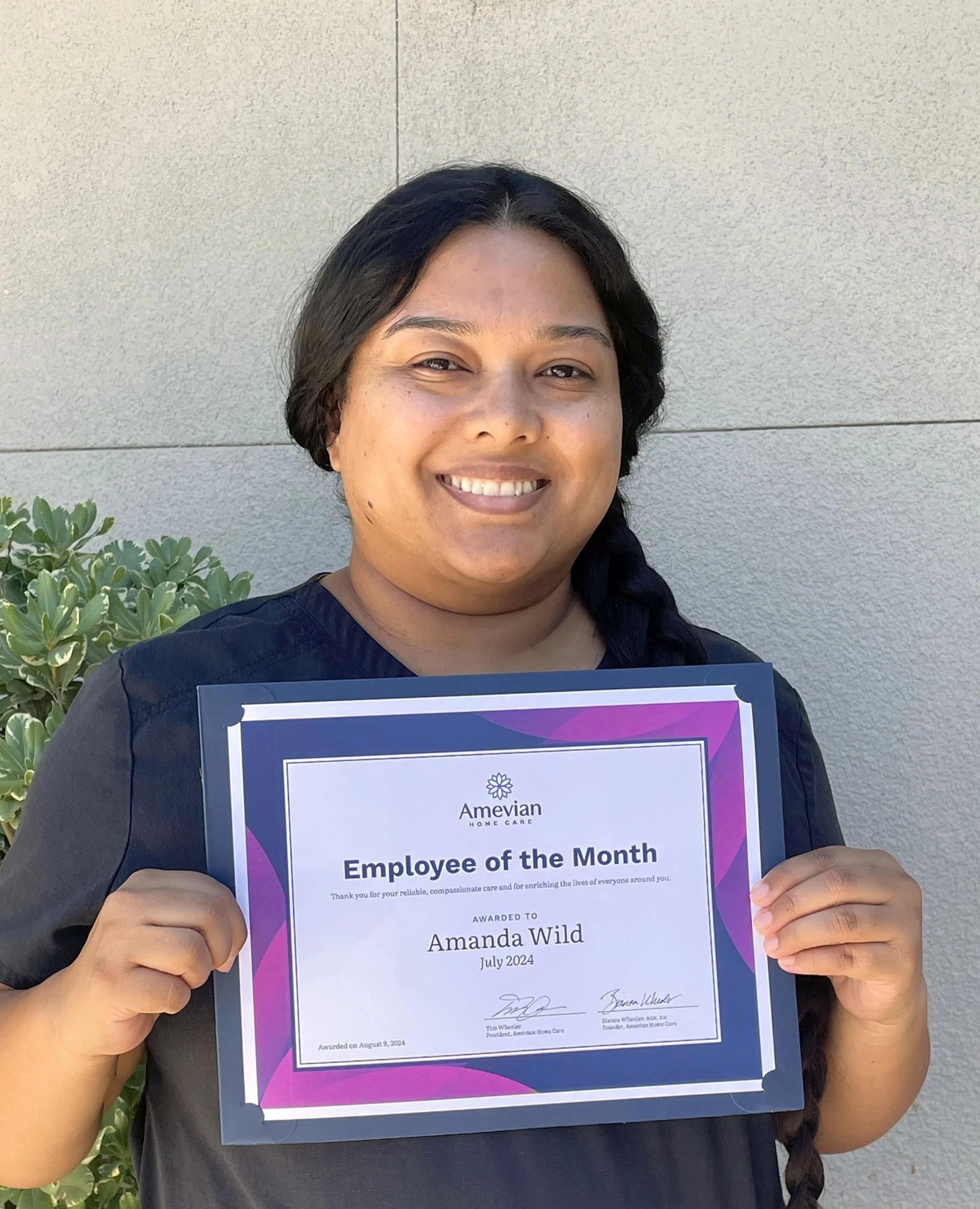 Amanda Wild - Employee of the Month