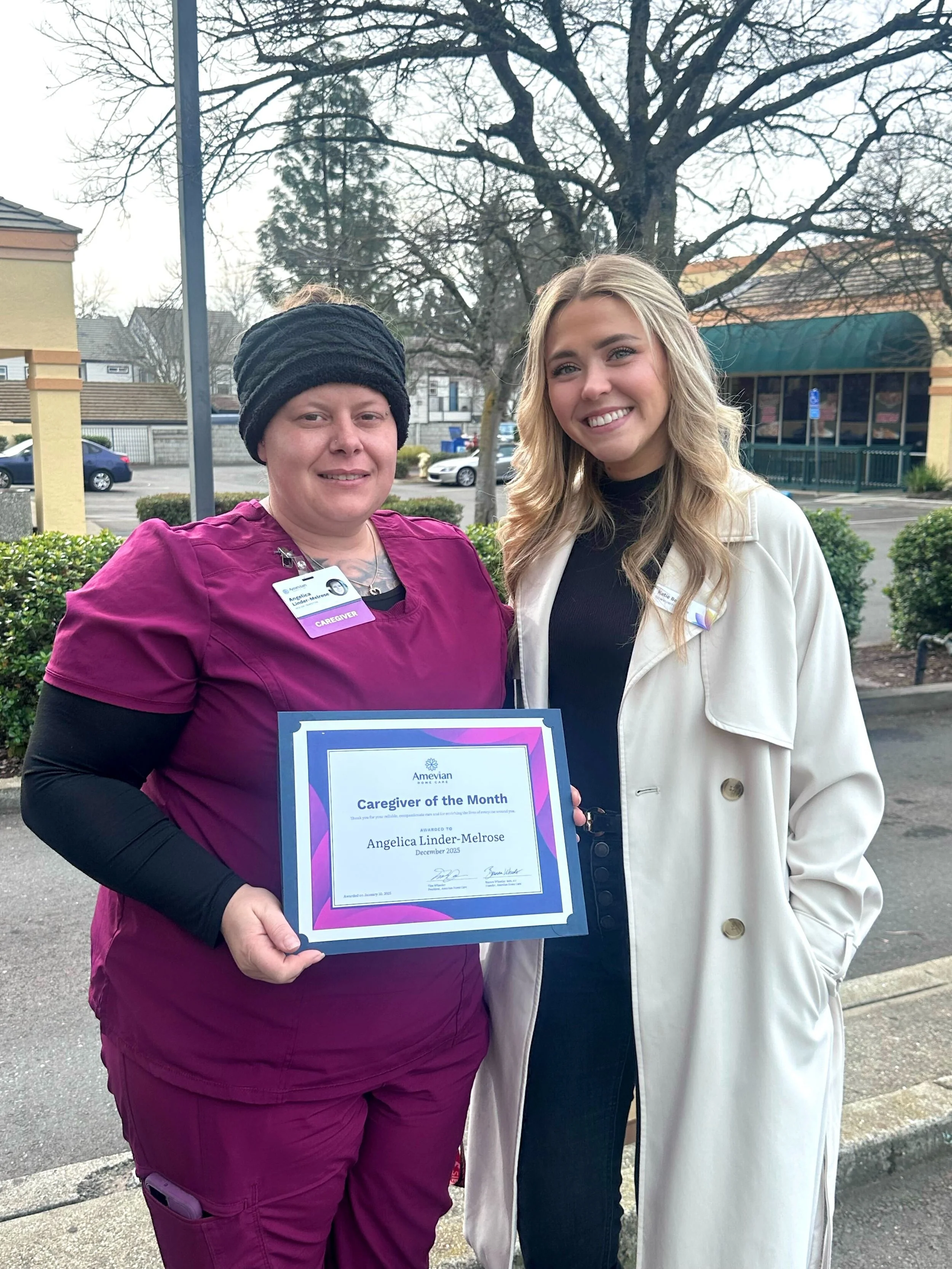 December 2025 Caregiver of the Month: Angelica Linder-Melrose