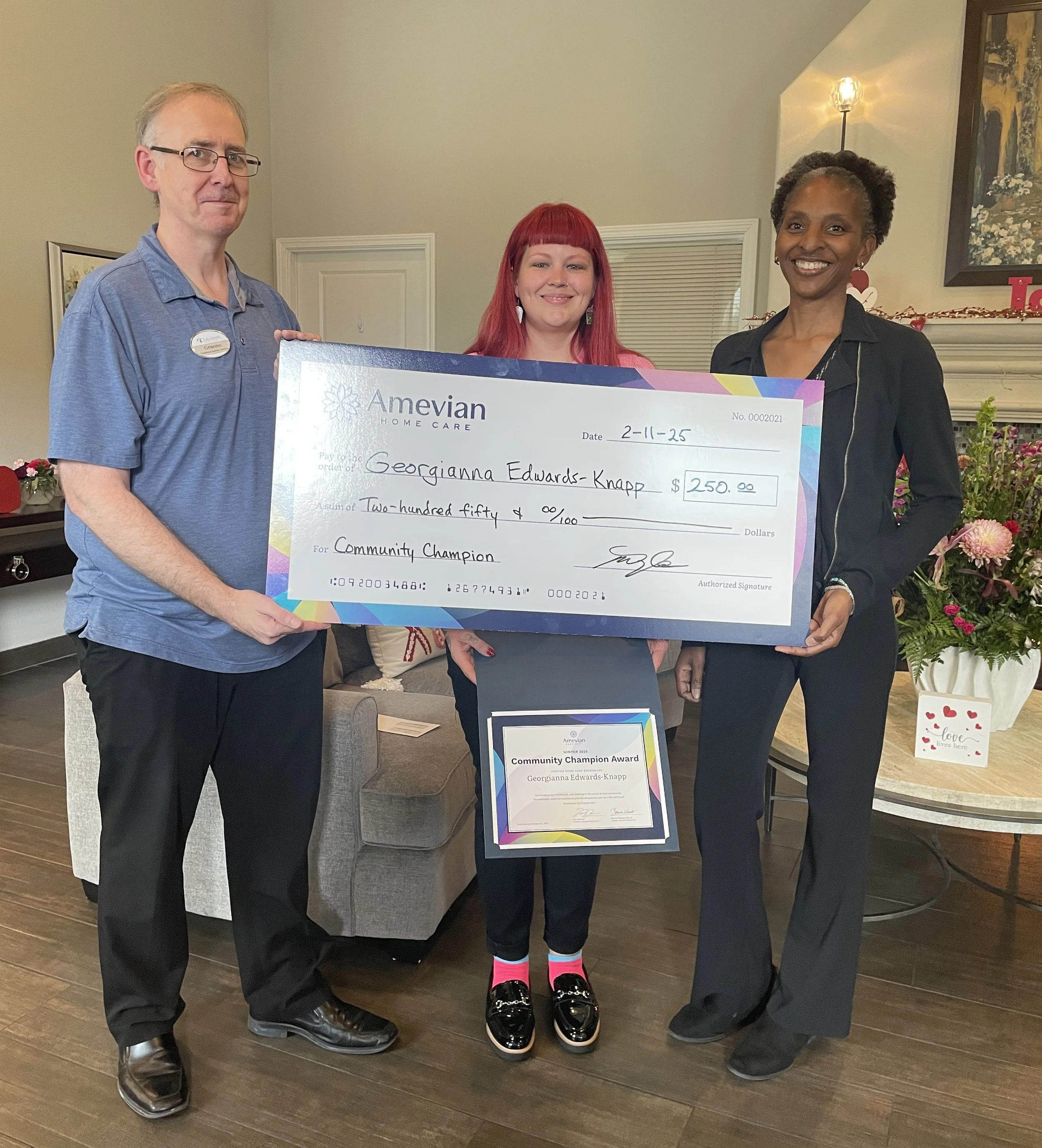 Community Champion Award - Georgianna Edwards-Knapp