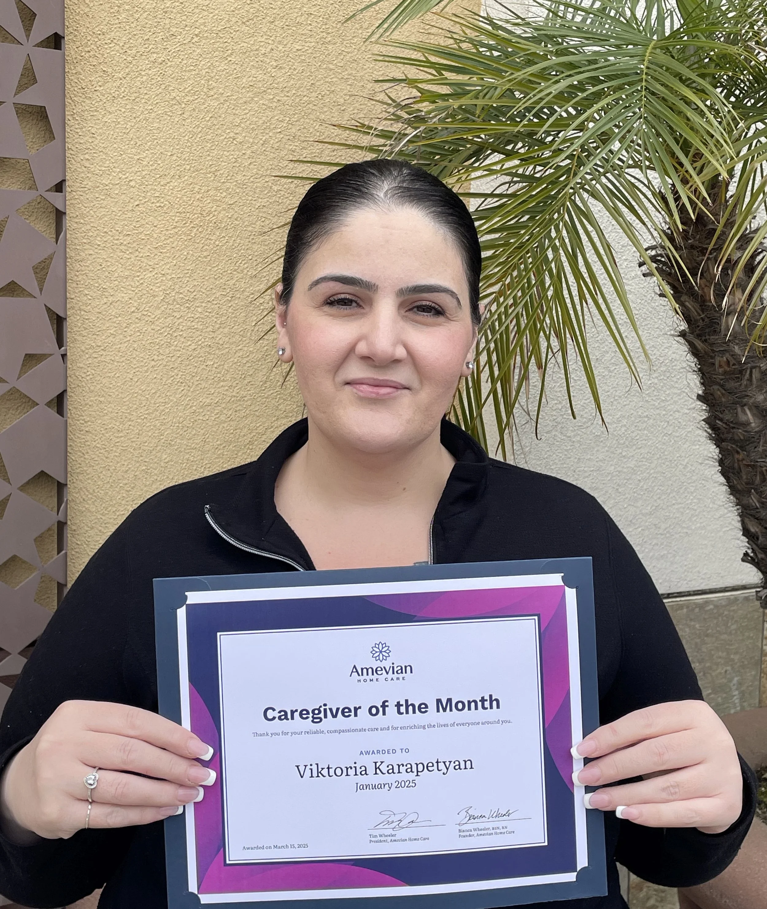 Viktoria Karapetyan - Caregiver of the Month