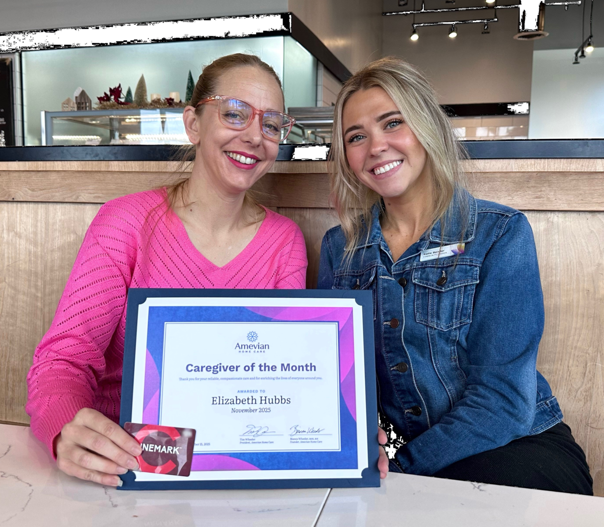 November 2025 Caregiver of the Month: Elizabeth Hubbs