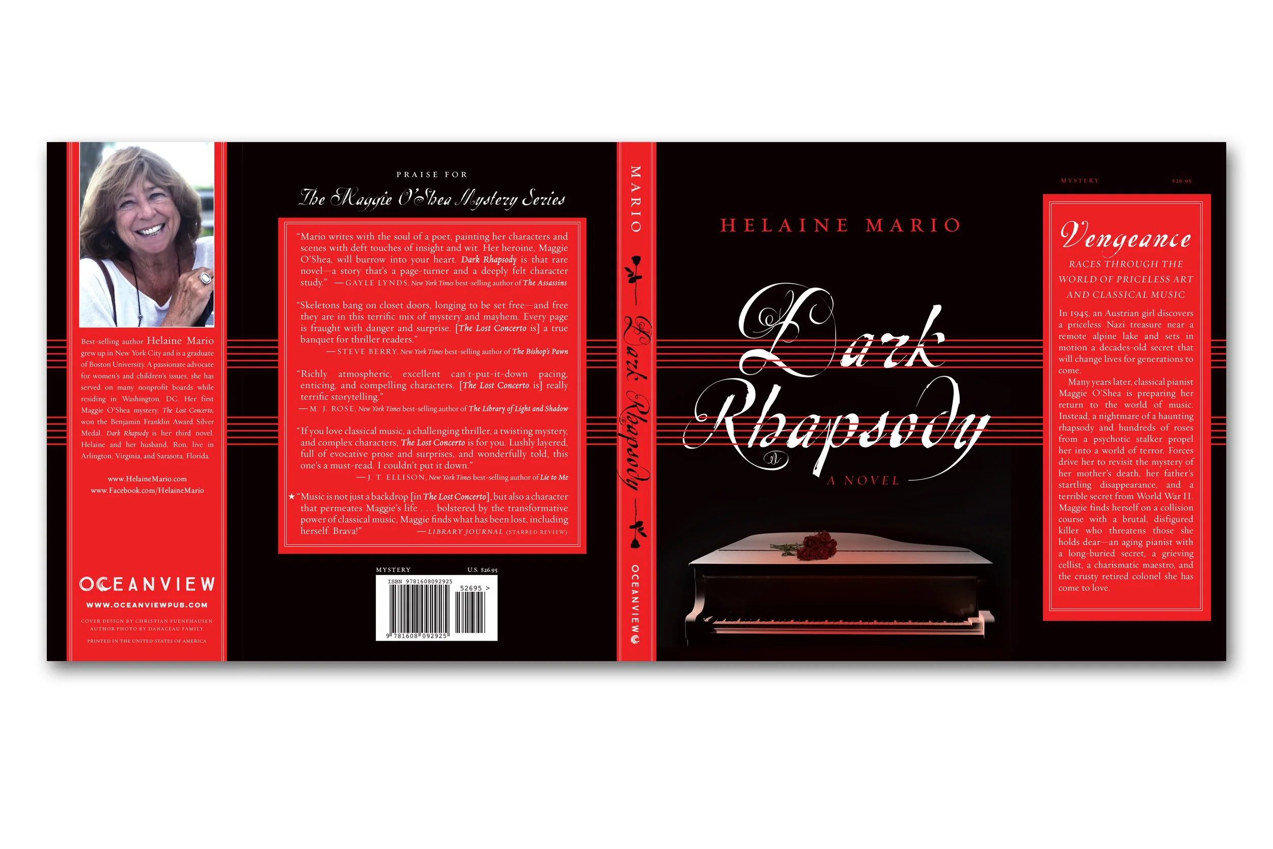 Dark Rhapsody: A Maggie O'Shea Mystery | Helaine Mario (Oceanview Publishing) 🏆 2025 American Legacy Book Award Winner for Mystery/Suspense 