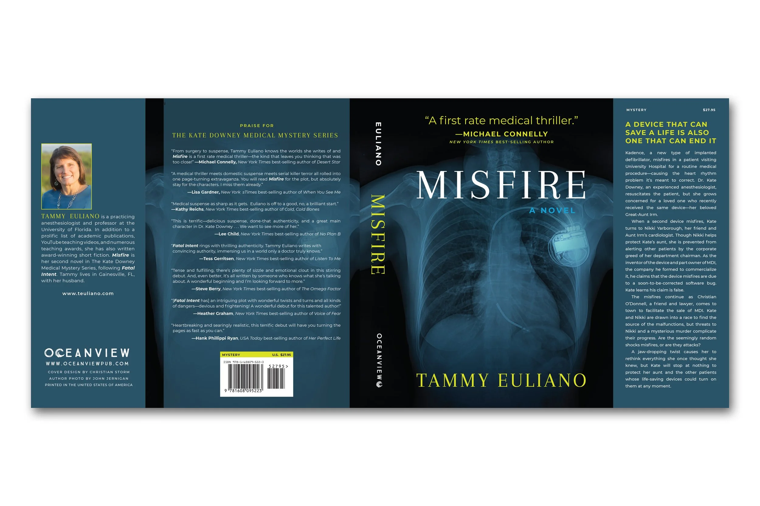 Misfire: The Kate Downey Medical Mystery Series | Tammy Euliano (Oceanview Publishing)