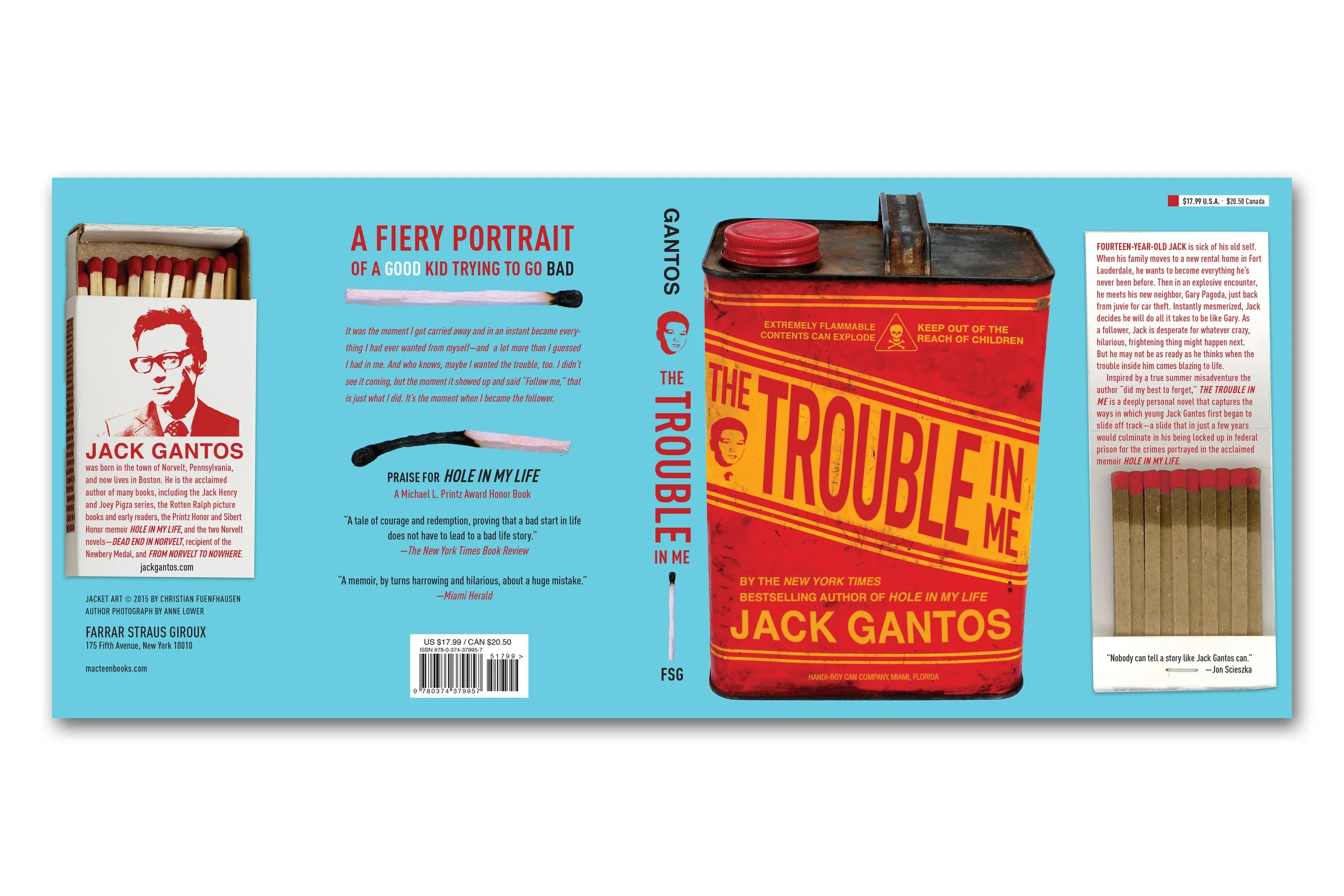 The Trouble In Me: A Memoir | Jack Gantos (Farrar Straus & Giroux)