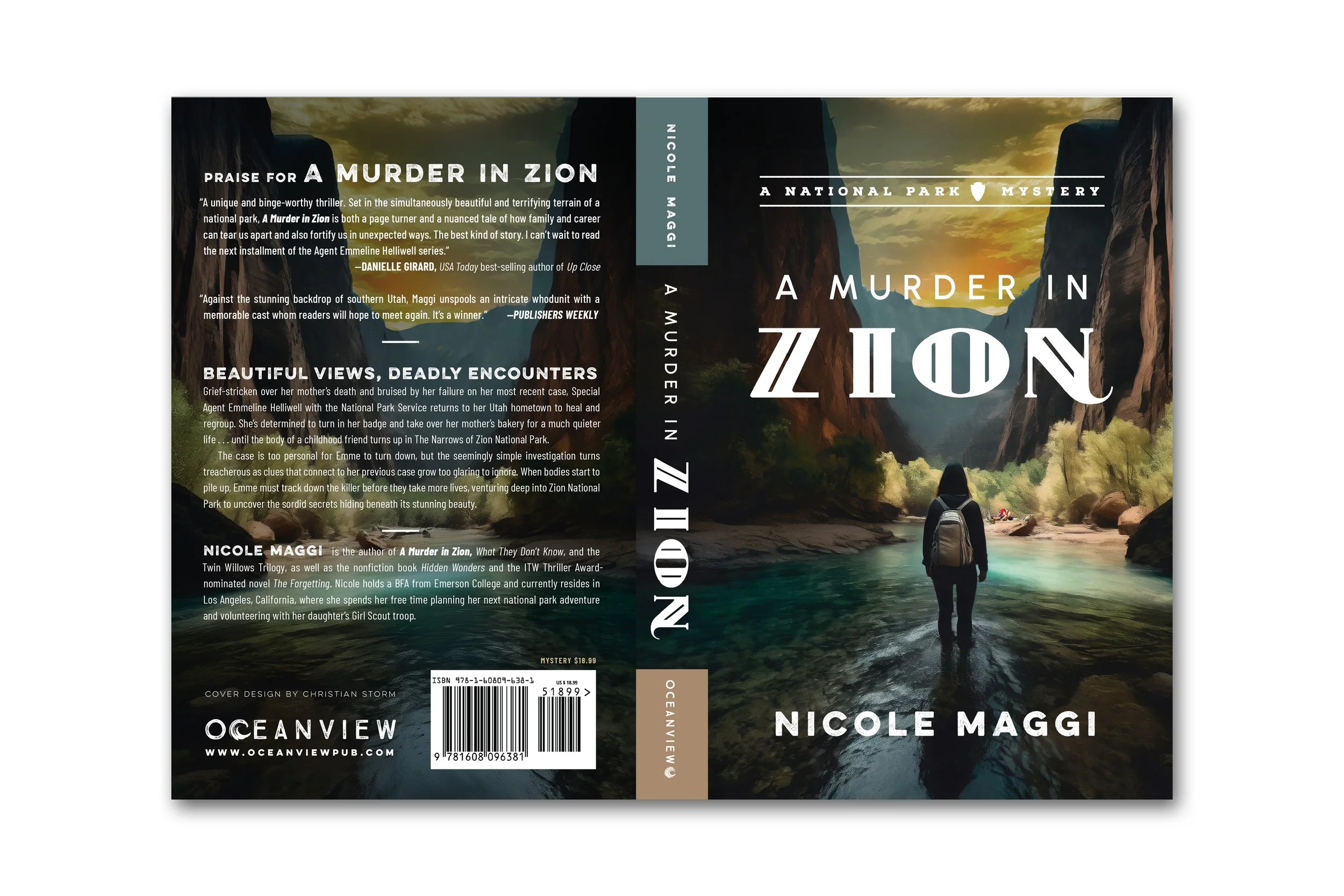 A Murder in Zion: A National Park Mystery  | Nicole Maggi (Oceanview Publishing)  🏆 Foreword INDIES Book of the Year Award Winner, 2025