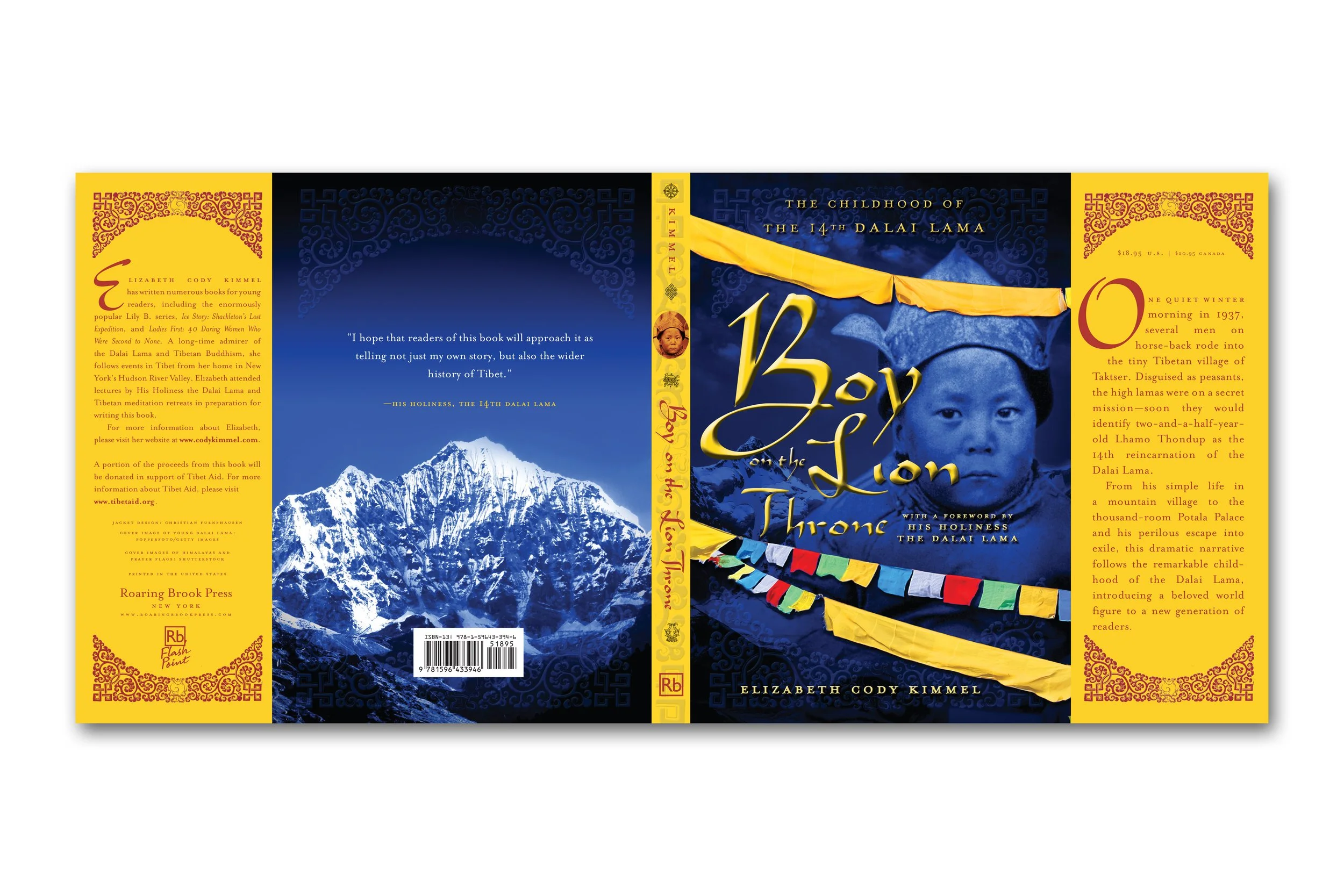Boy on the Lion Throne: The Childhood of the 14th Dalai Lama |  Elizabeth Cody Kimmel (Macmillan)