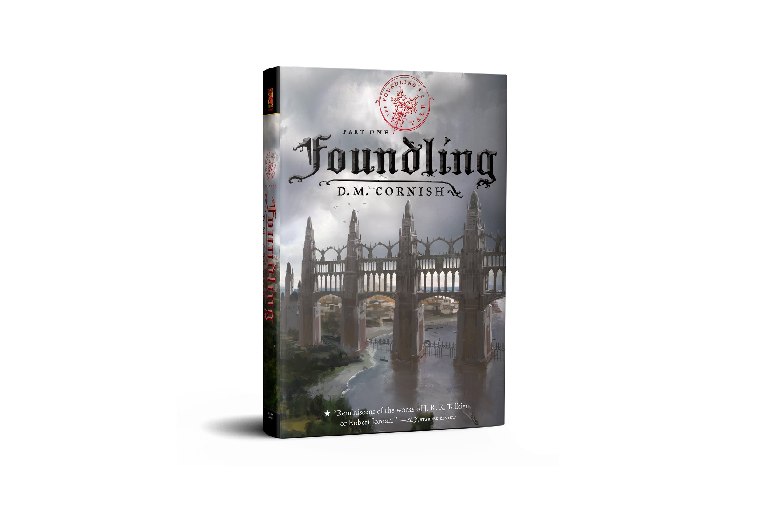 Monster Blood Tattoo series redesign • Foundling | D. M. Cornish (Penguin Young Readers); illustration by Jaime Jones