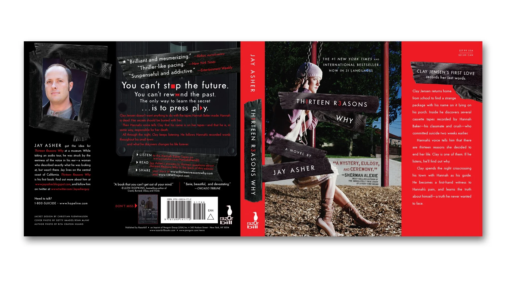 Thirteen Reasons Why | special edition jacket (front)