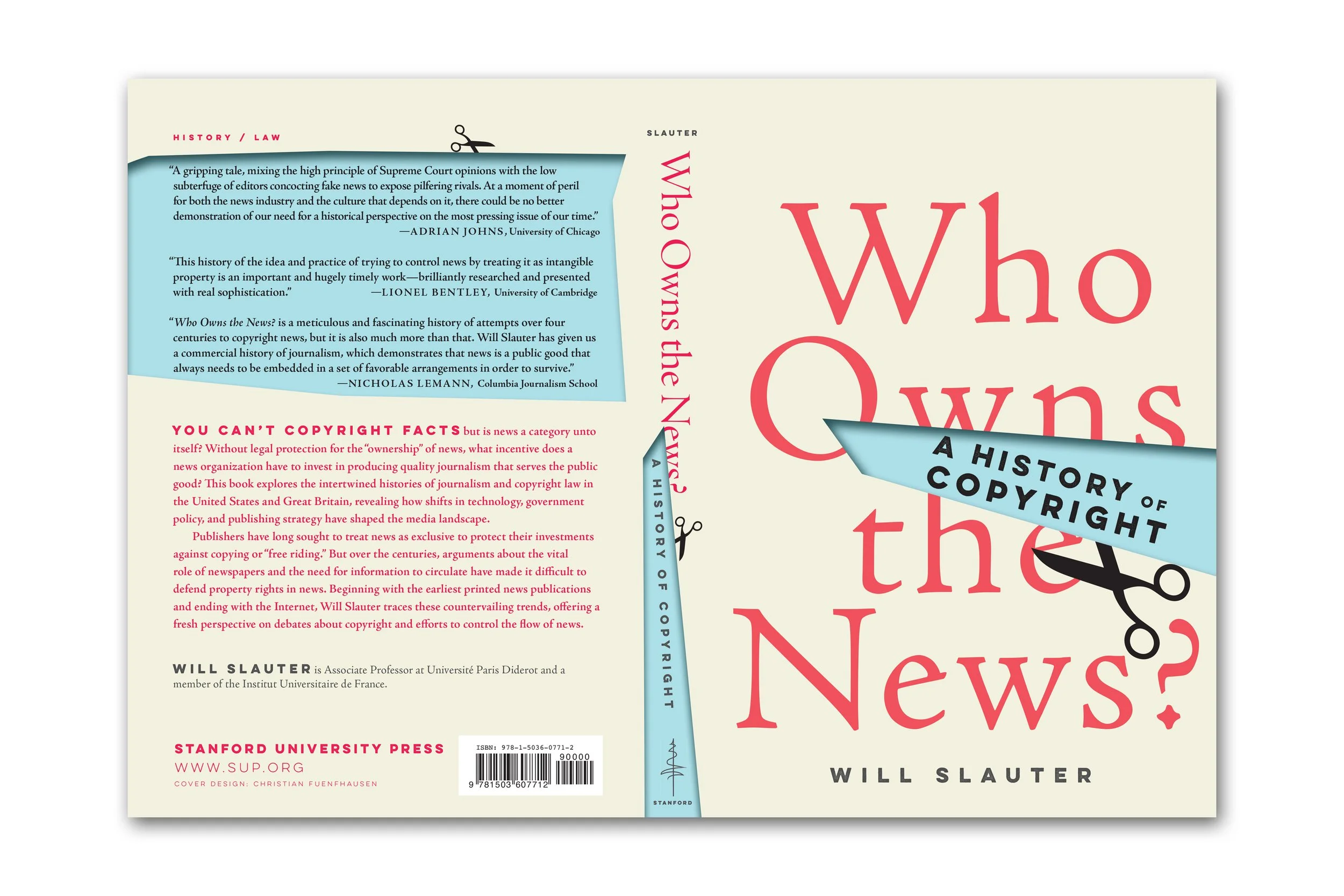 Who Owns the News? | Will Slauter (Stanford University Press)
