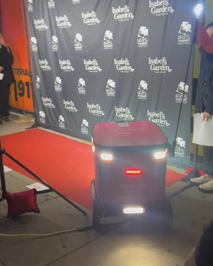 🌟 When @coco.robot crashes the red carpet at *Isabel&rsquo;s Garden* premiere, you know it&rsquo;s going to be a night to remember! 🤖✨ Nobody does the red carpet quite like Coco! Thank you for the laughs&mdash;we had no idea we had a robotic star j