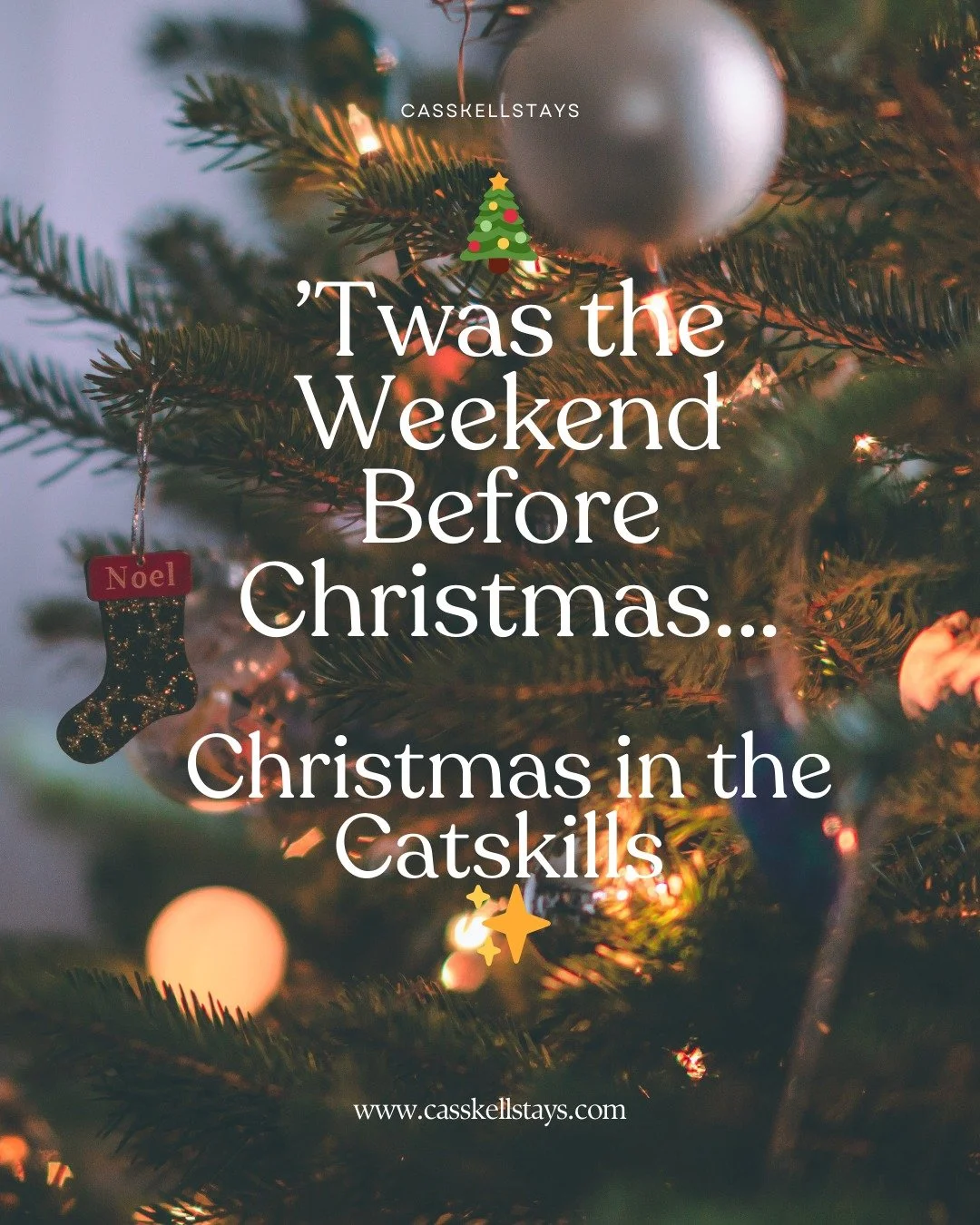 &rsquo;Twas the weekend before Christmas and all through the Catskills&hellip; 🎄
Twinkling lights lined the back roads, bakeries filled the air with sugar and spice, and candlelit Christmas Eve services welcomed locals and visitors alike.

From fest