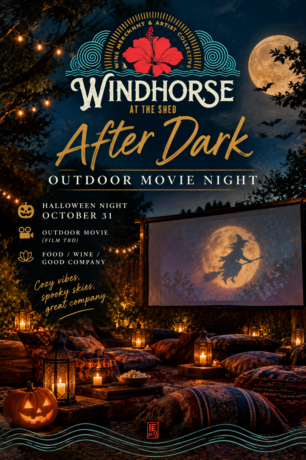 Windhorse After Dark: A Halloween-Theme Outdoor Movie