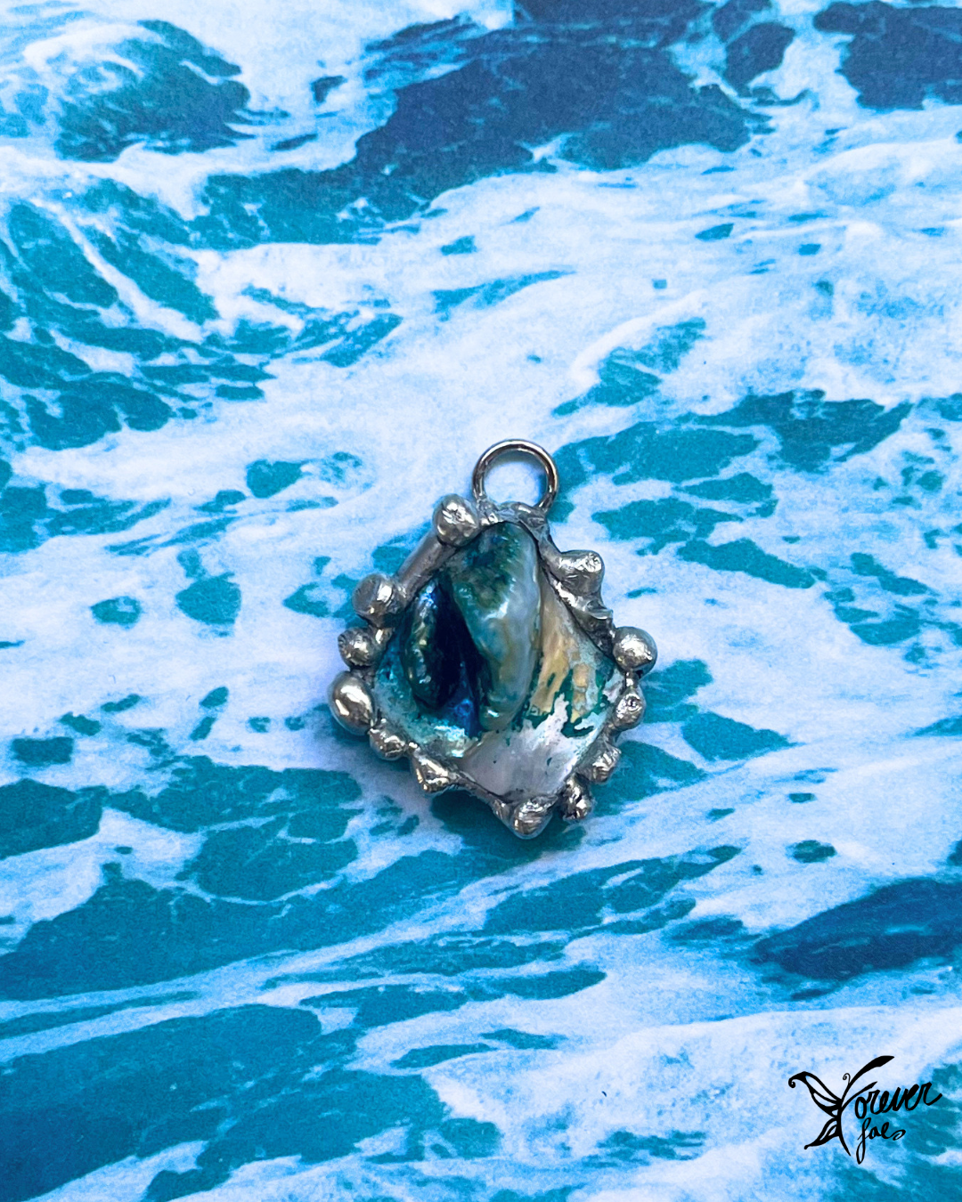 Blue Pearl Pendant