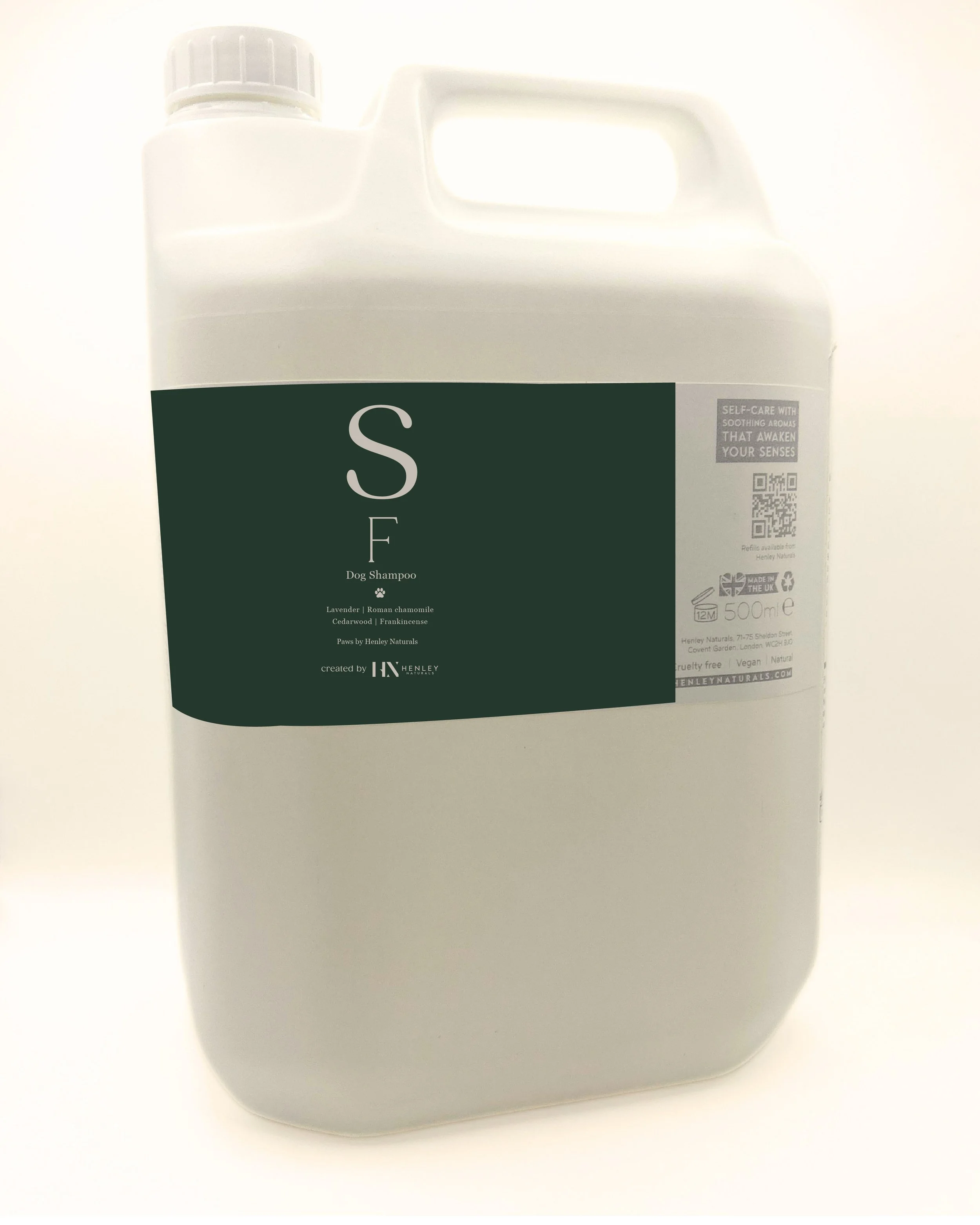 Paws by Henley Naturals Dog Shampoo Refill 5ltr Refill Canister (Price Exc Vat)