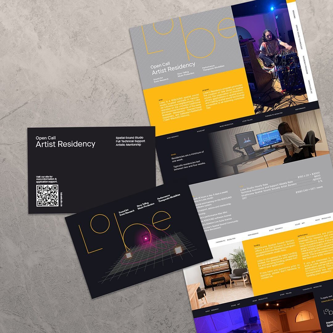 We&rsquo;re huge fans of music and sound and so had all the fun creating these marketing assets for Vancouvers 1 and only SPATIAL sound studio @lobestudio_ 😍 it&rsquo;s a mind blowing sensory experience!!!

If you make sound art, music production, s