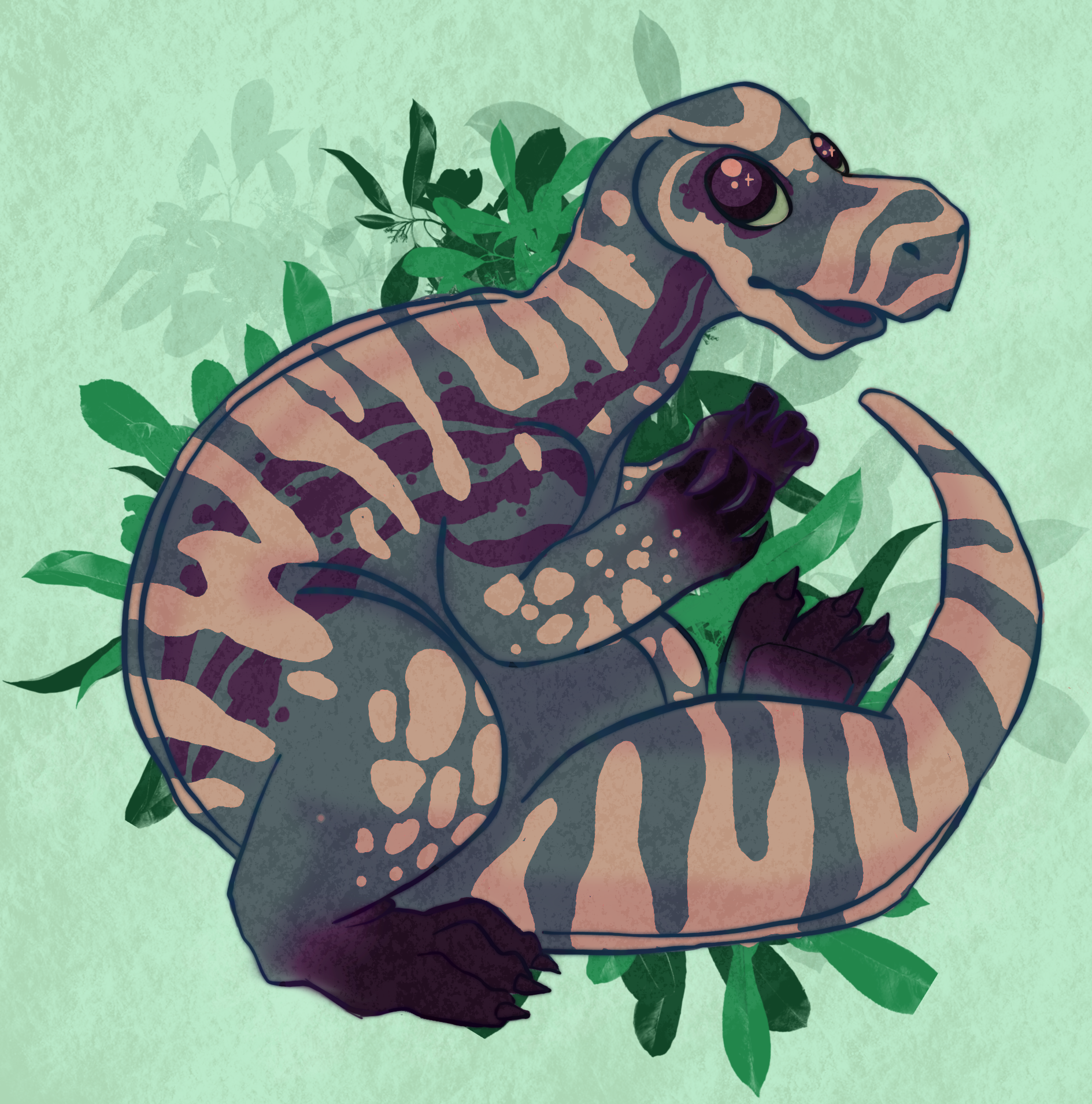 Dinosaur illustrations for inktober! This was my favourite 