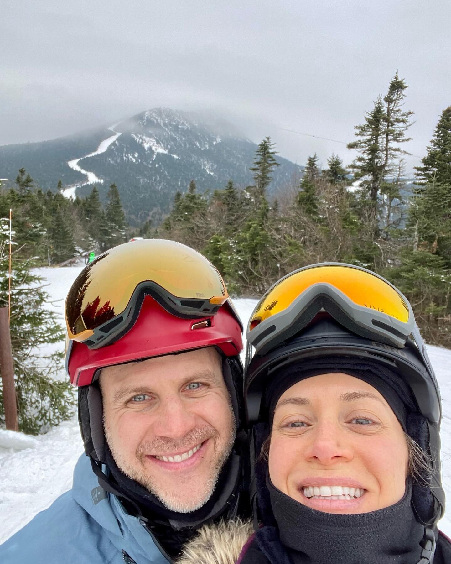 That&rsquo;s us! In the mountains of Vermont, with very little snow, but we still managed to squeak in some great skiing days. Skiing feels restorative to me. The laser focus on one thing, the repetitive motion, the discovery of incredible scenery, t