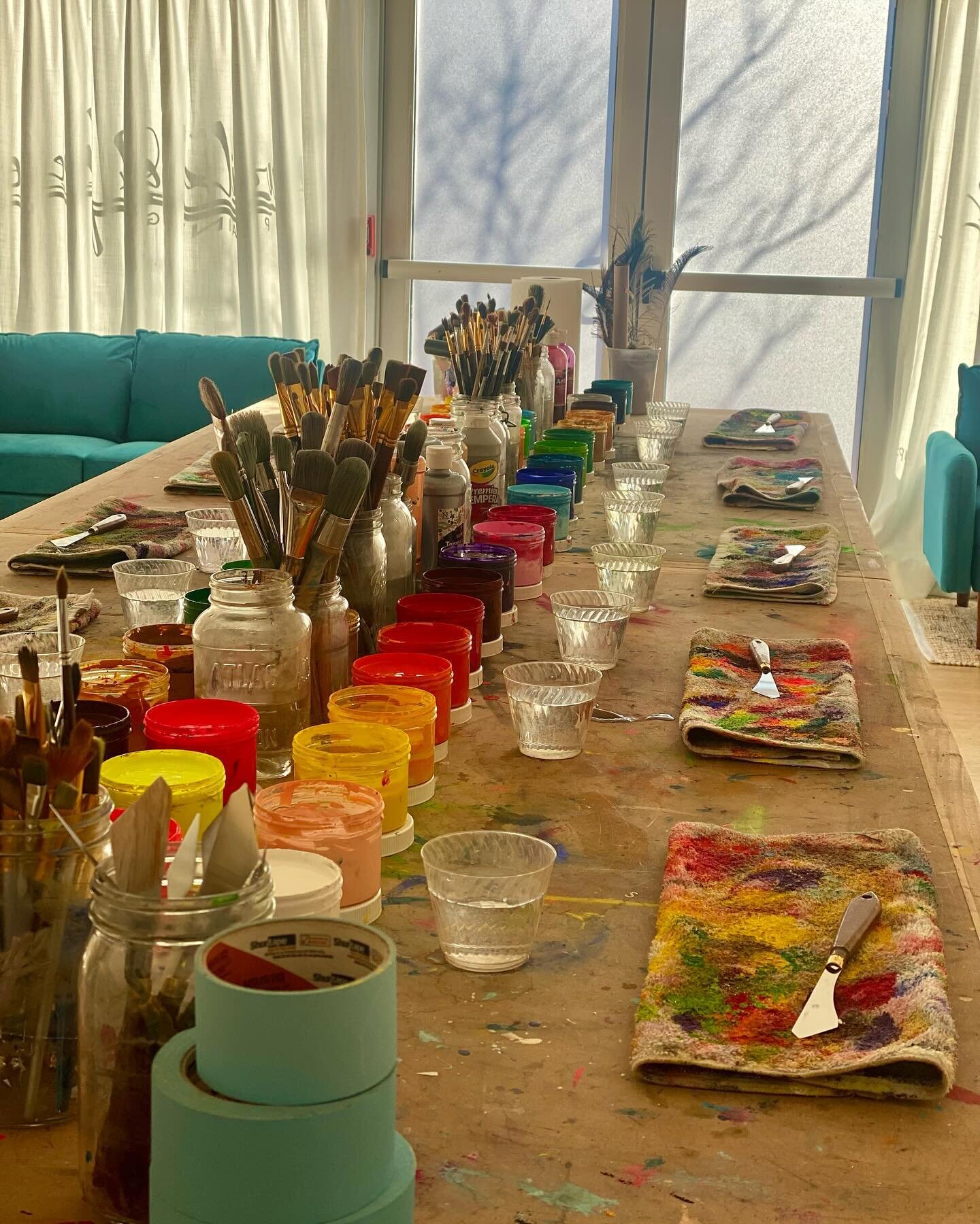 🤩 New Year, New Paints 🤩

One spot left in Thursday&rsquo;s 10-12pm process painting group. Is it for you? 

Join us this Friday from 10am-2pm for Creativity, Spirituality and Transformation with @journeywithlightness . ✨

Links in bio for more inf