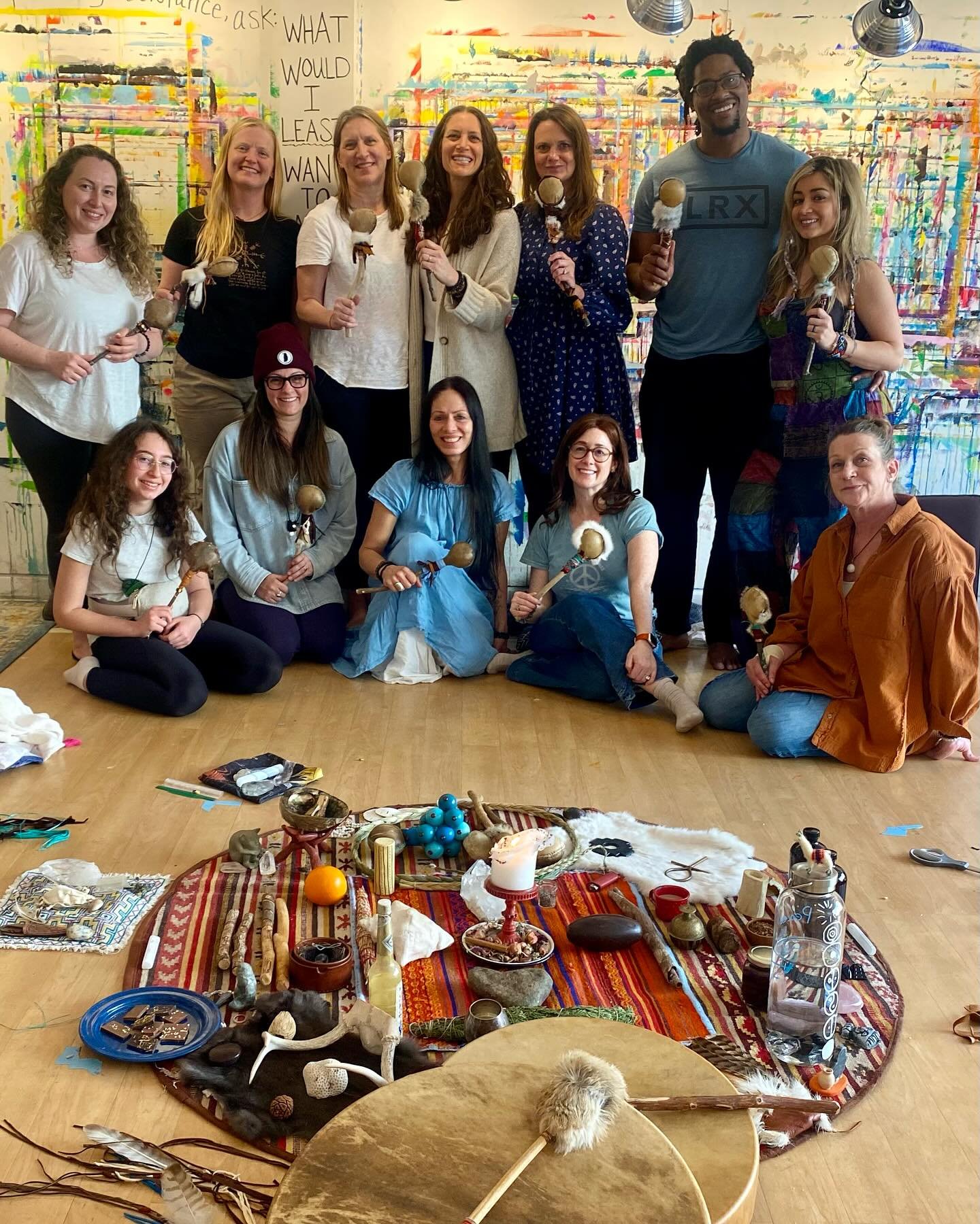 ✨We came with open minds and left with FULL hearts✨Thank you once again to Mia Luz the @drumdoula for holding such incredible space for us to create, connect, gather and share our creative souls. It was a such a special day. 

#gather #create #group 