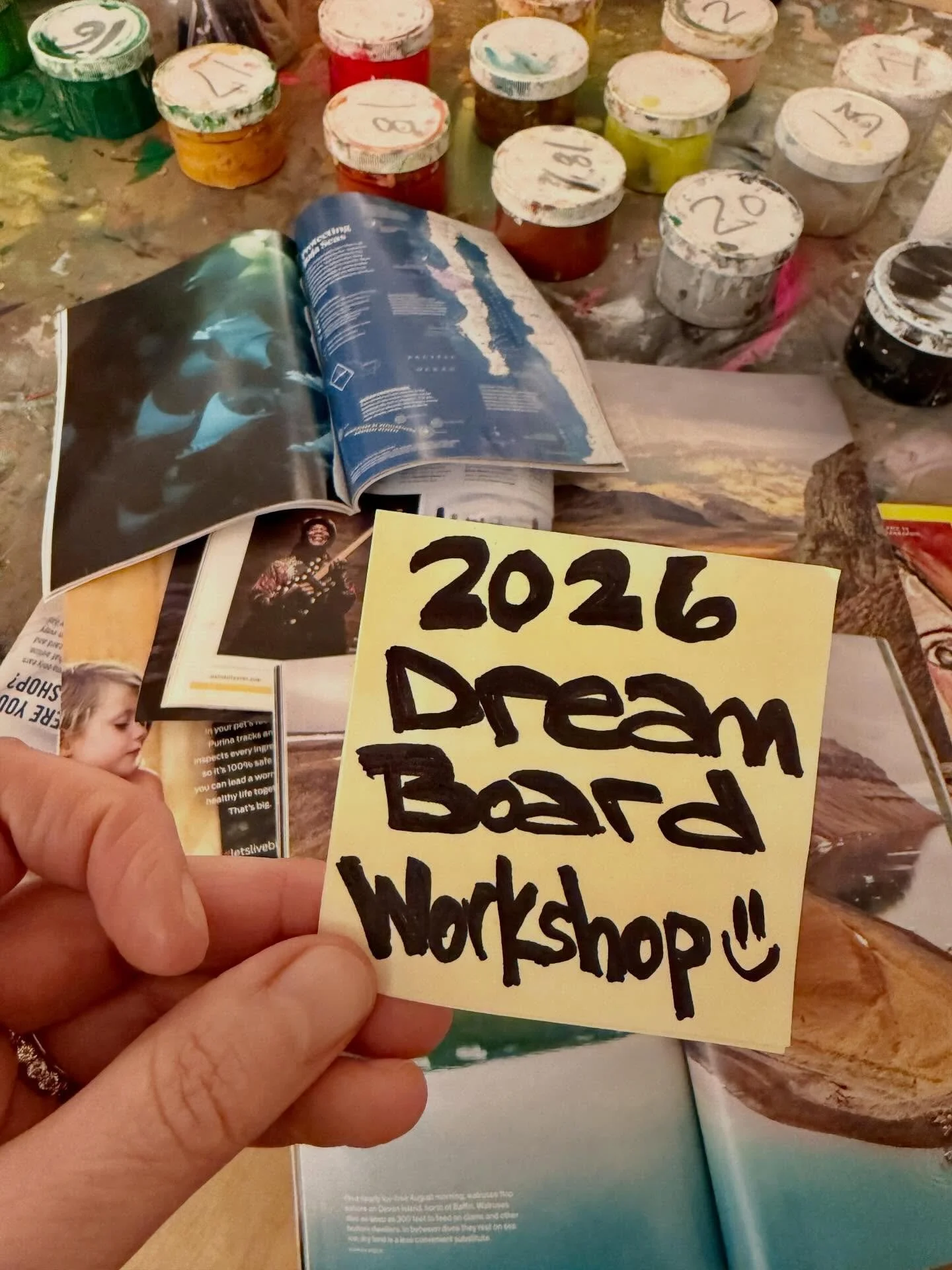 ✨YOU MADE IT! ✨ 

Imagine the holidays are complete, the new year has begun and it&rsquo;s time to repair, recover and settle back into you. This beloved workshop has evolved over the years, from a structured Goal Board, to a possibility-filled Visio