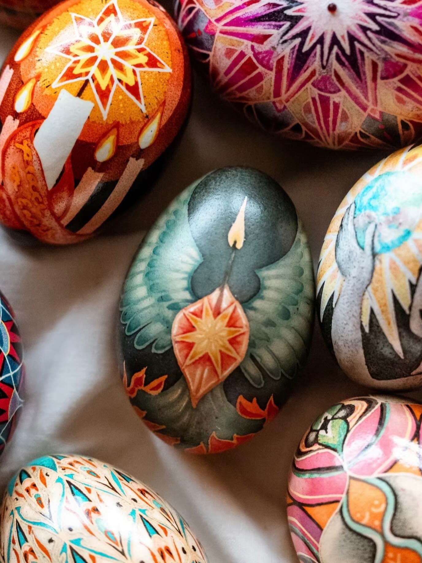 ✨Pysanky: The Ancient Art of Ukrainian Egg Decorating✨

We are delighted to welcome Jenny Santa Maria back for her coveted Pysanky Workshop.

Pysanky is an ancient art of creating beautiful design on eggs. This workshop will cover the history and tra