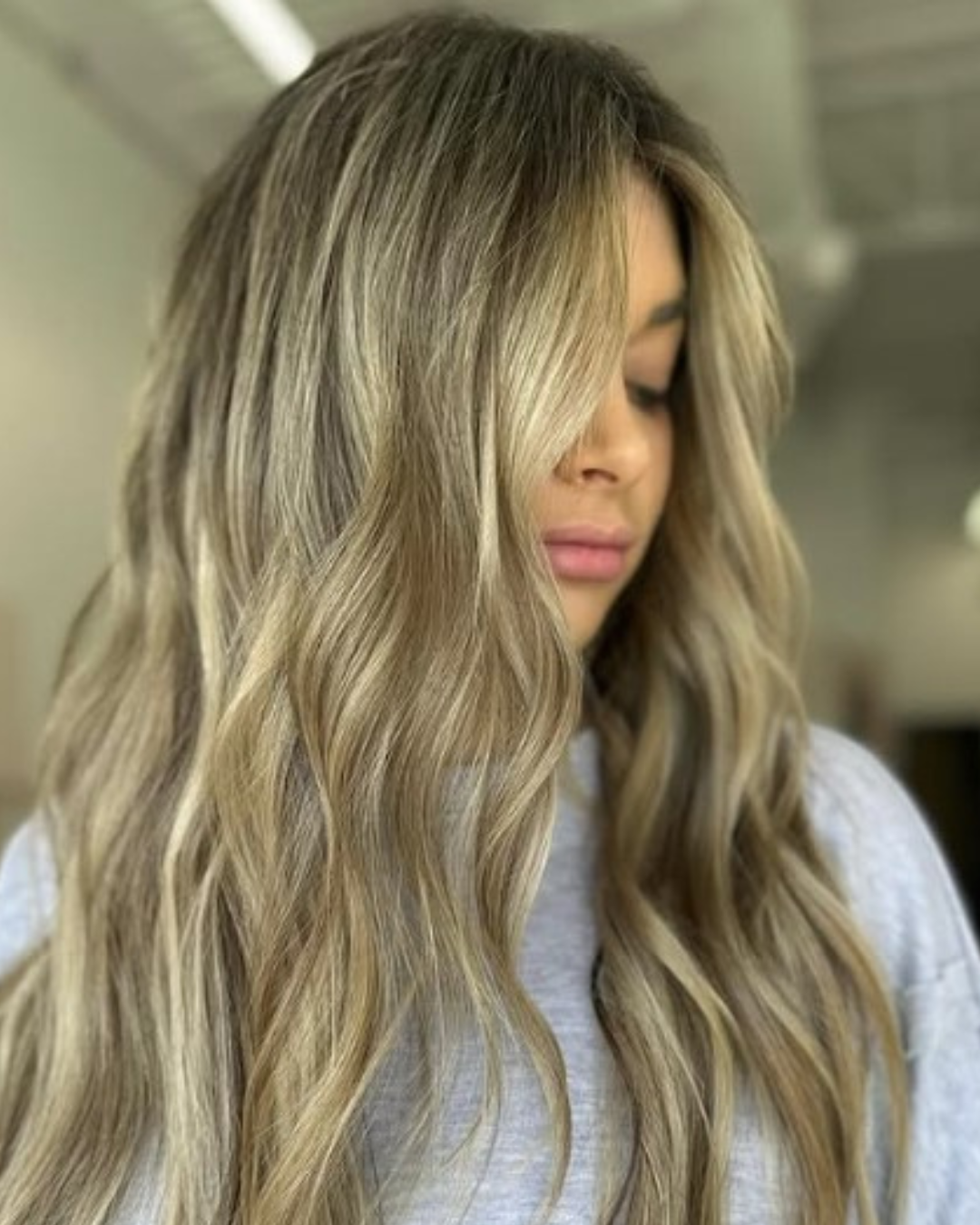 Custom Dimensional Blonde and 1 Row of Extensions by Abigail