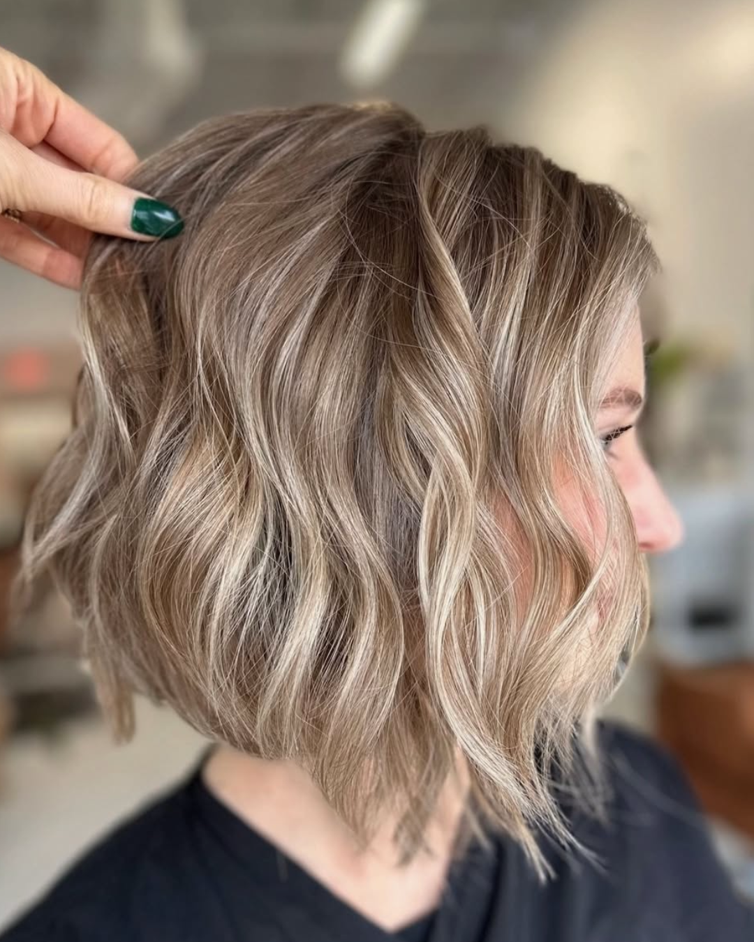 Curly Styled Bob