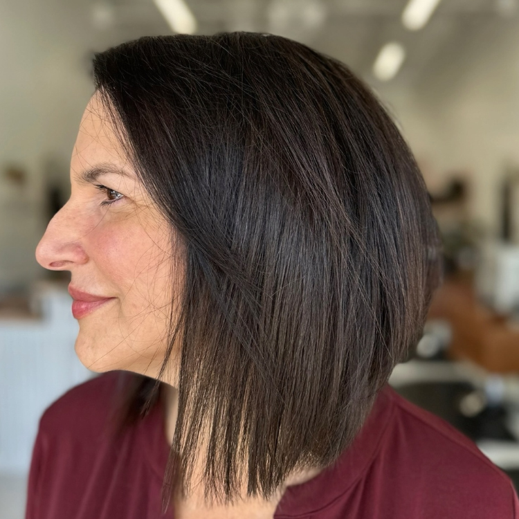  This guest enjoys renewed confidence with her fuller head of hair. 