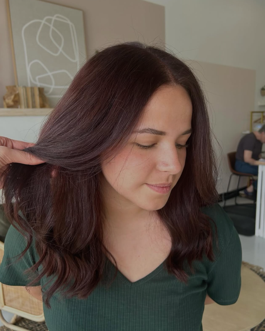 Cherry Cola Hair Color by Emma Lakey